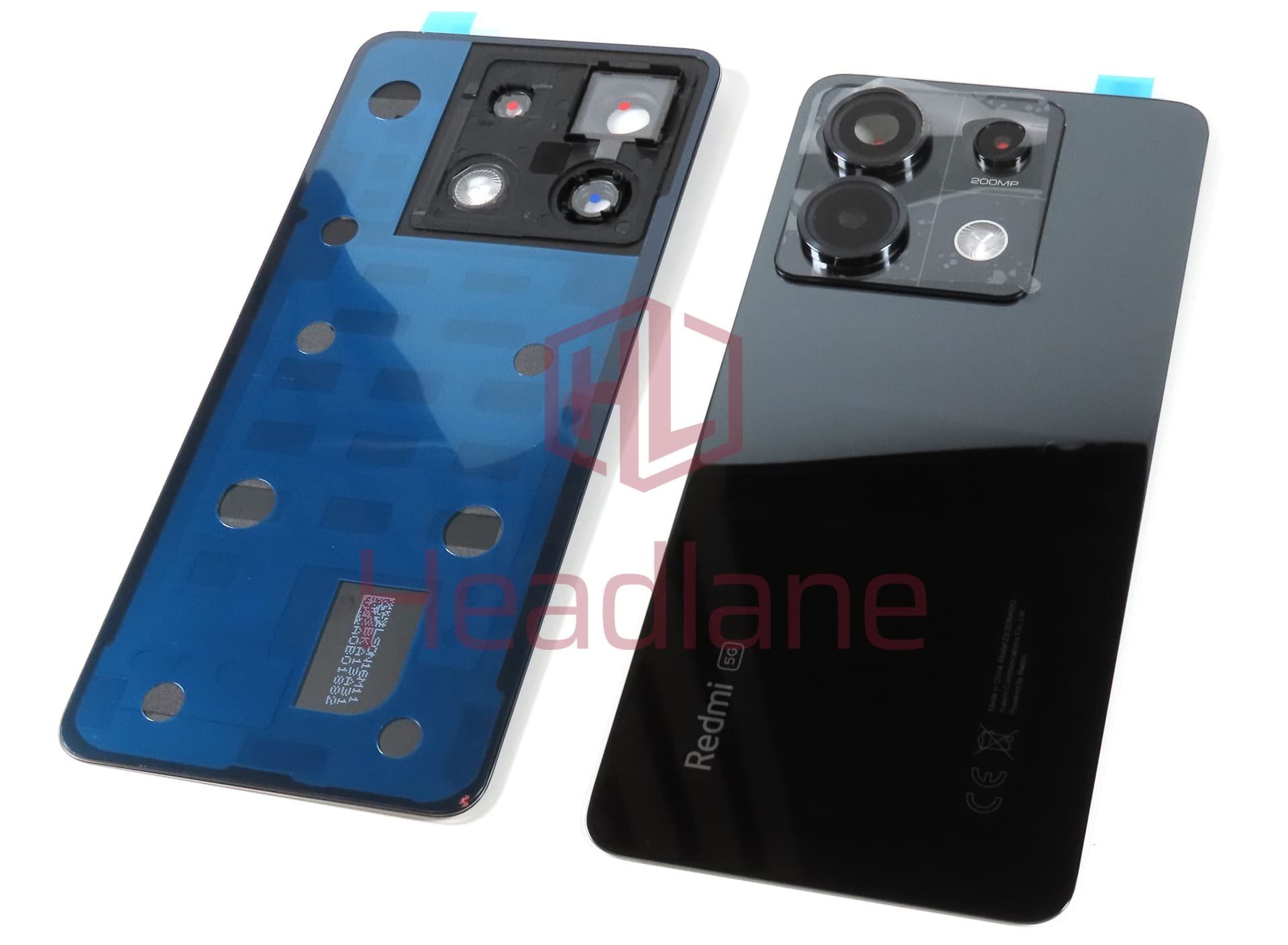 Xiaomi Redmi Note 13 Pro 5G Back / Battery Cover - Black - view 2