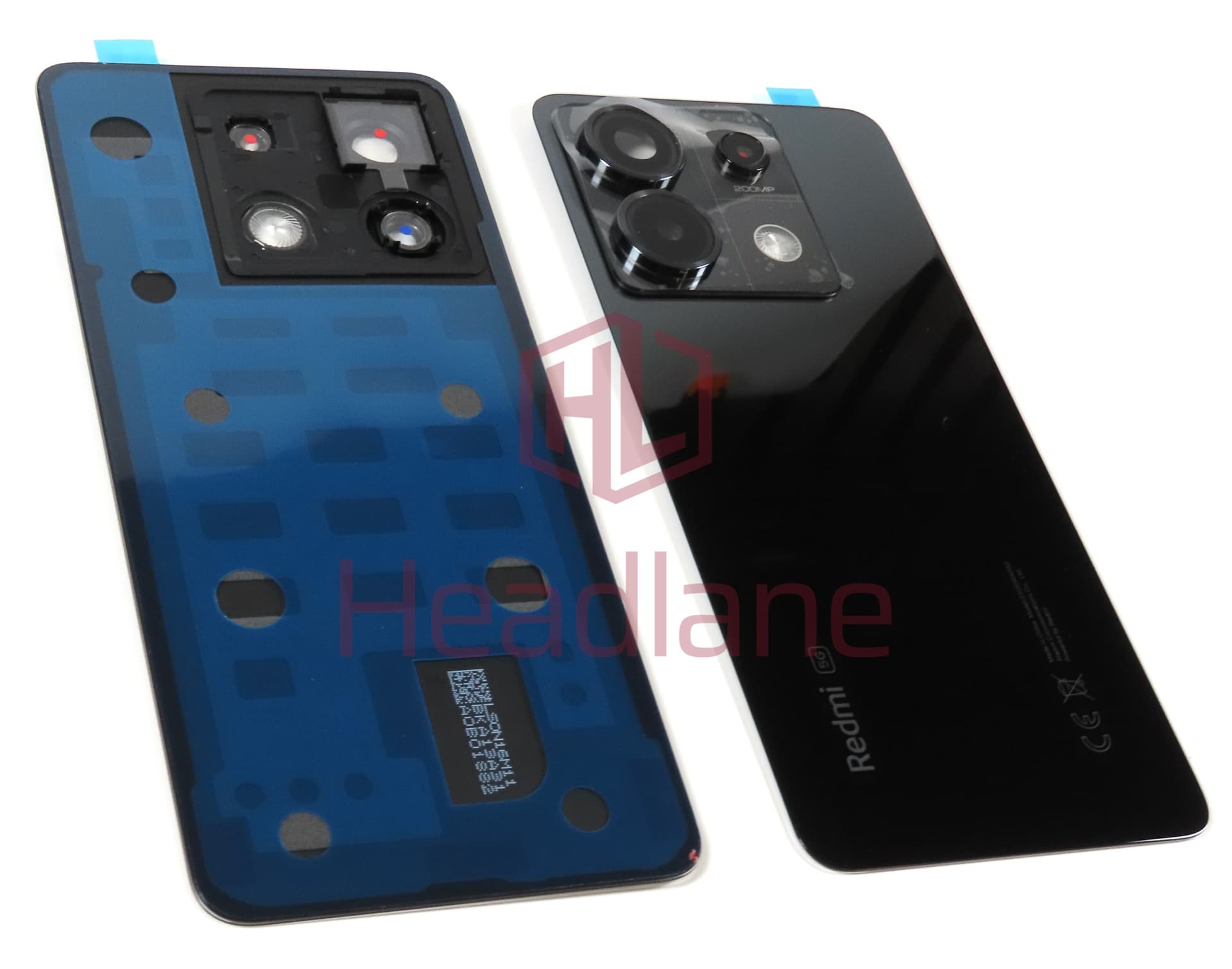 Xiaomi Redmi Note 13 Pro 5G Back / Battery Cover - Black - view 3