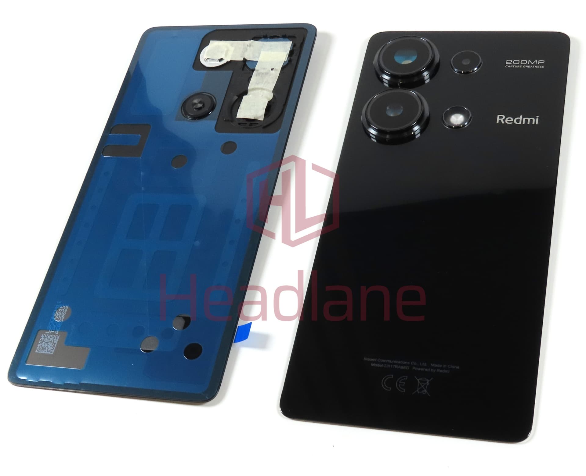 Xiaomi Redmi Note 13 Pro Back / Battery Cover - Black - view 2
