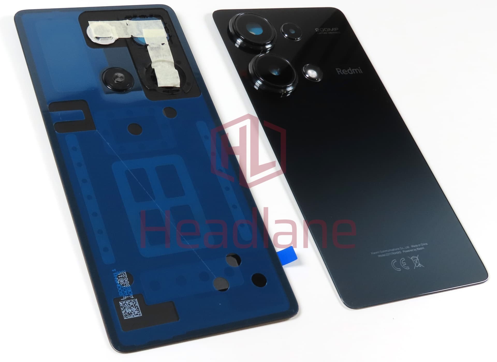 Xiaomi Redmi Note 13 Pro Back / Battery Cover - Black - view 3