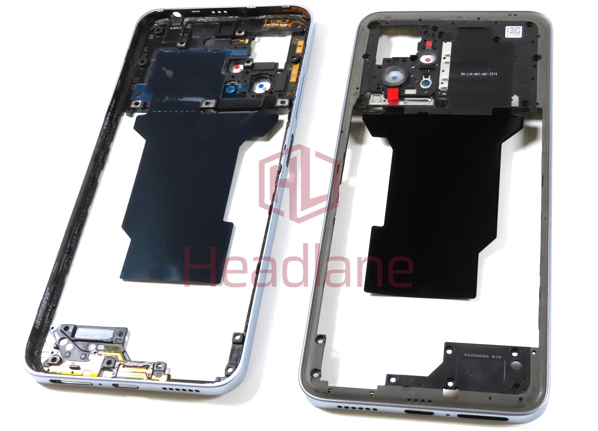 Xiaomi Poco X4 GT Middle Cover / Chassis - Silver - view 2