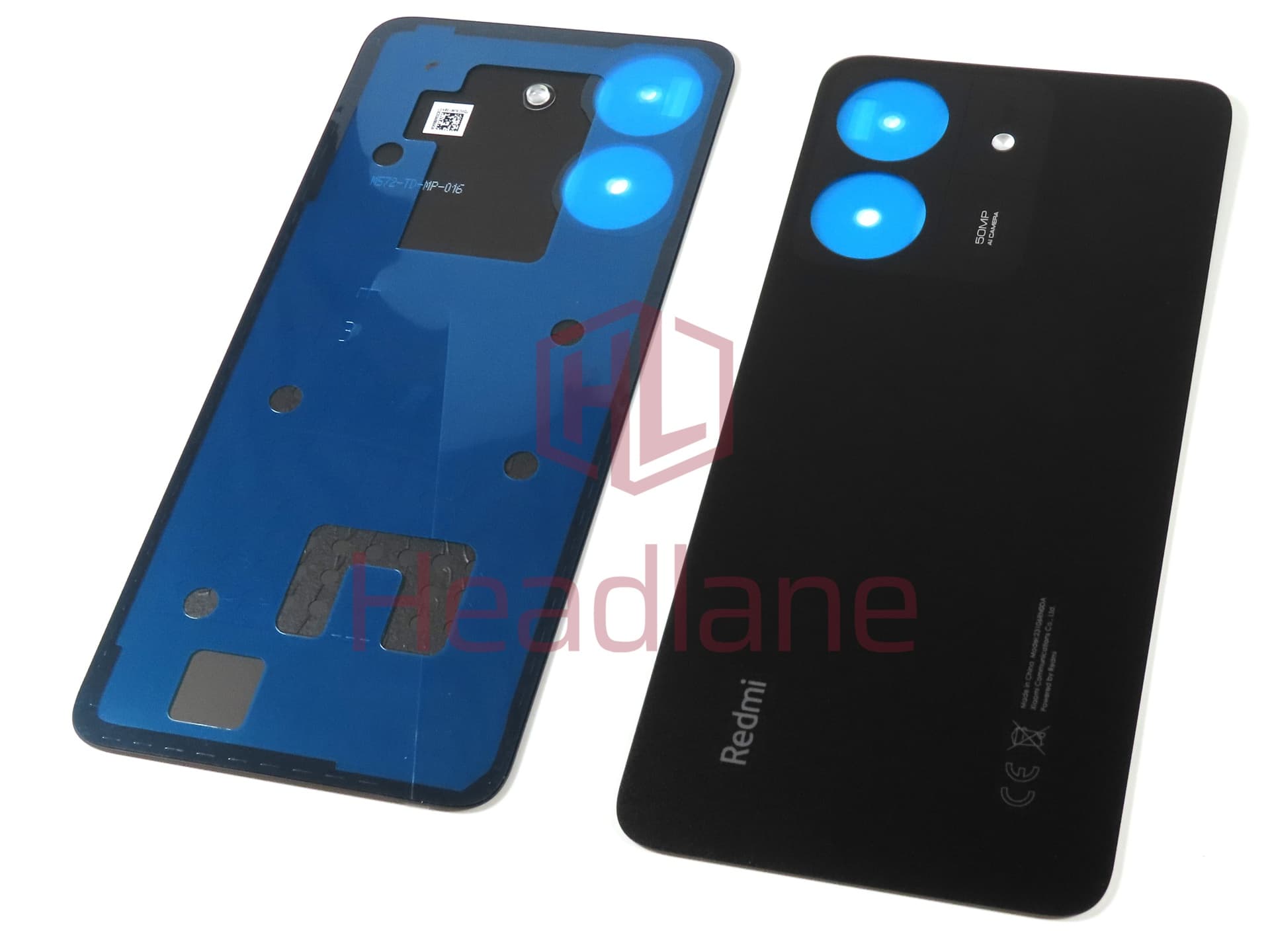 Xiaomi Redmi 13C Back / Battery Cover - Black - view 2