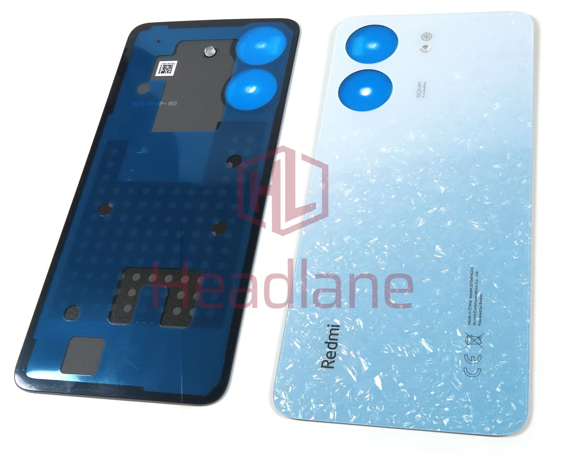 Xiaomi Redmi 13C Back / Battery Cover - White - view 3