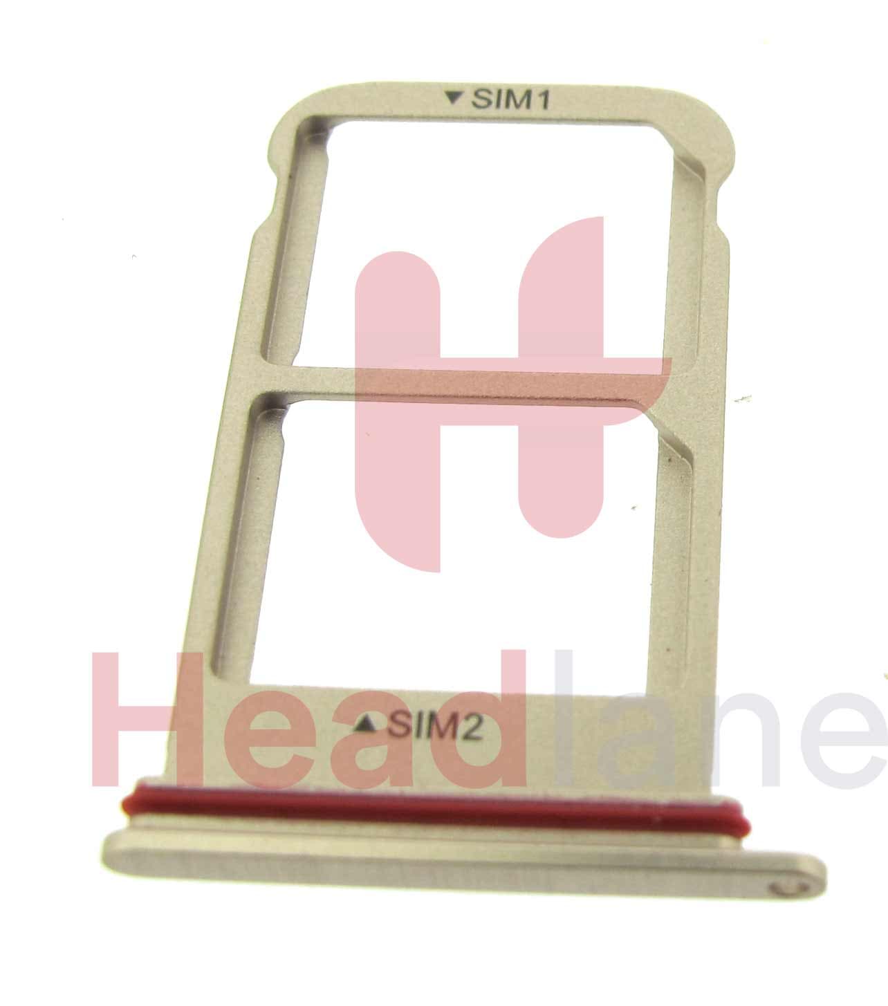 Huawei Mate 10 Pro Dual Sim Card Tray - Brown - view 2