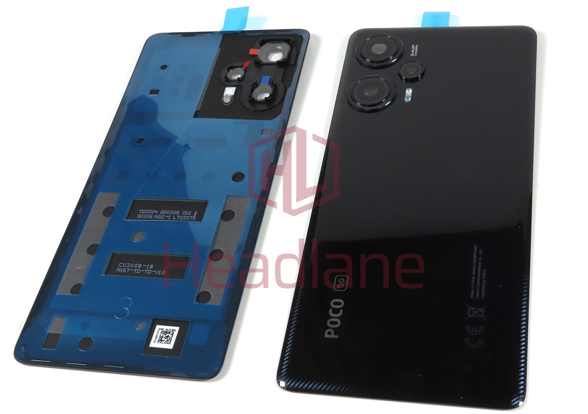 Xiaomi Poco F5 Back / Battery Cover - Black - view 2