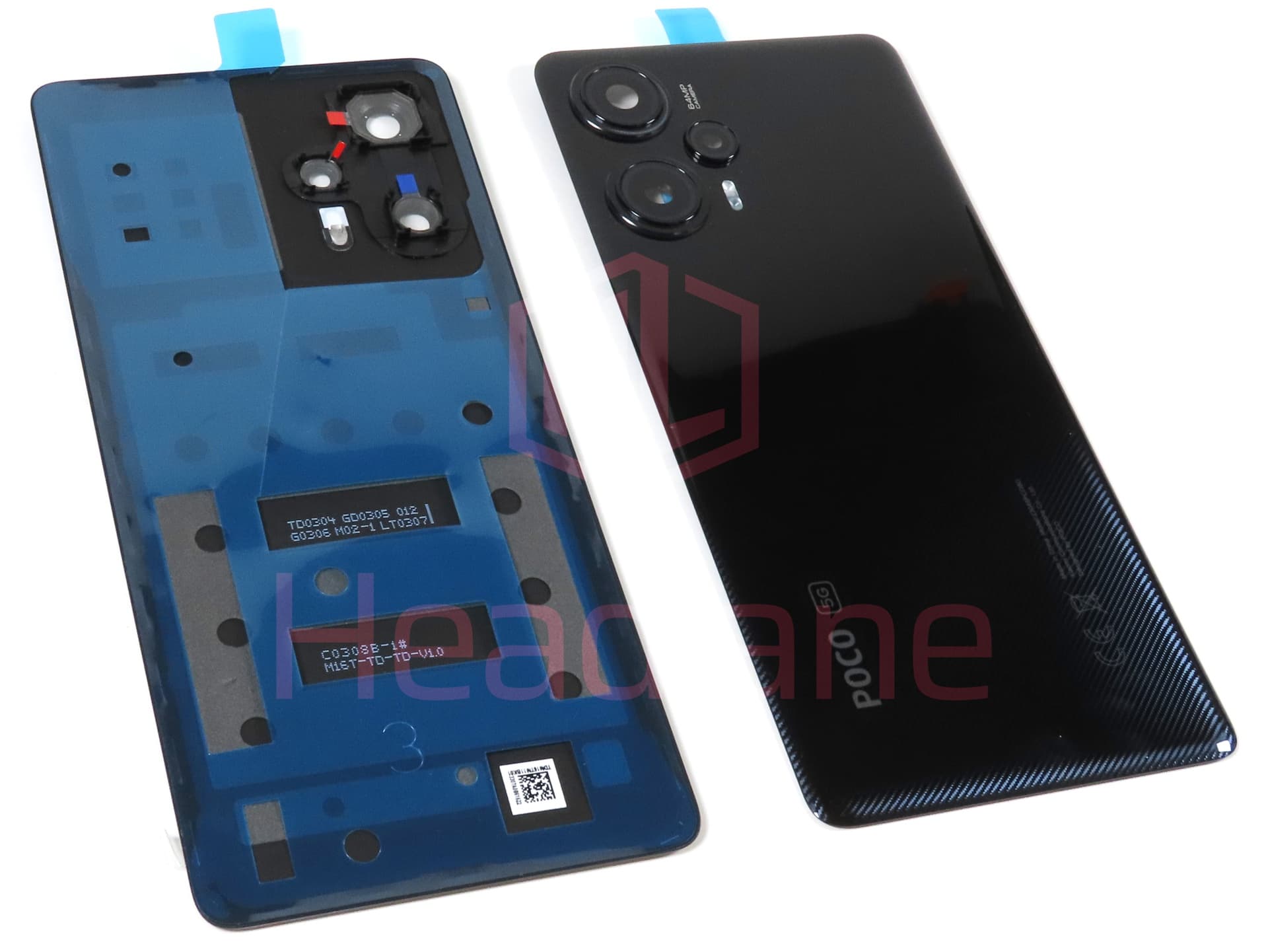 Xiaomi Poco F5 Back / Battery Cover - Black - view 3