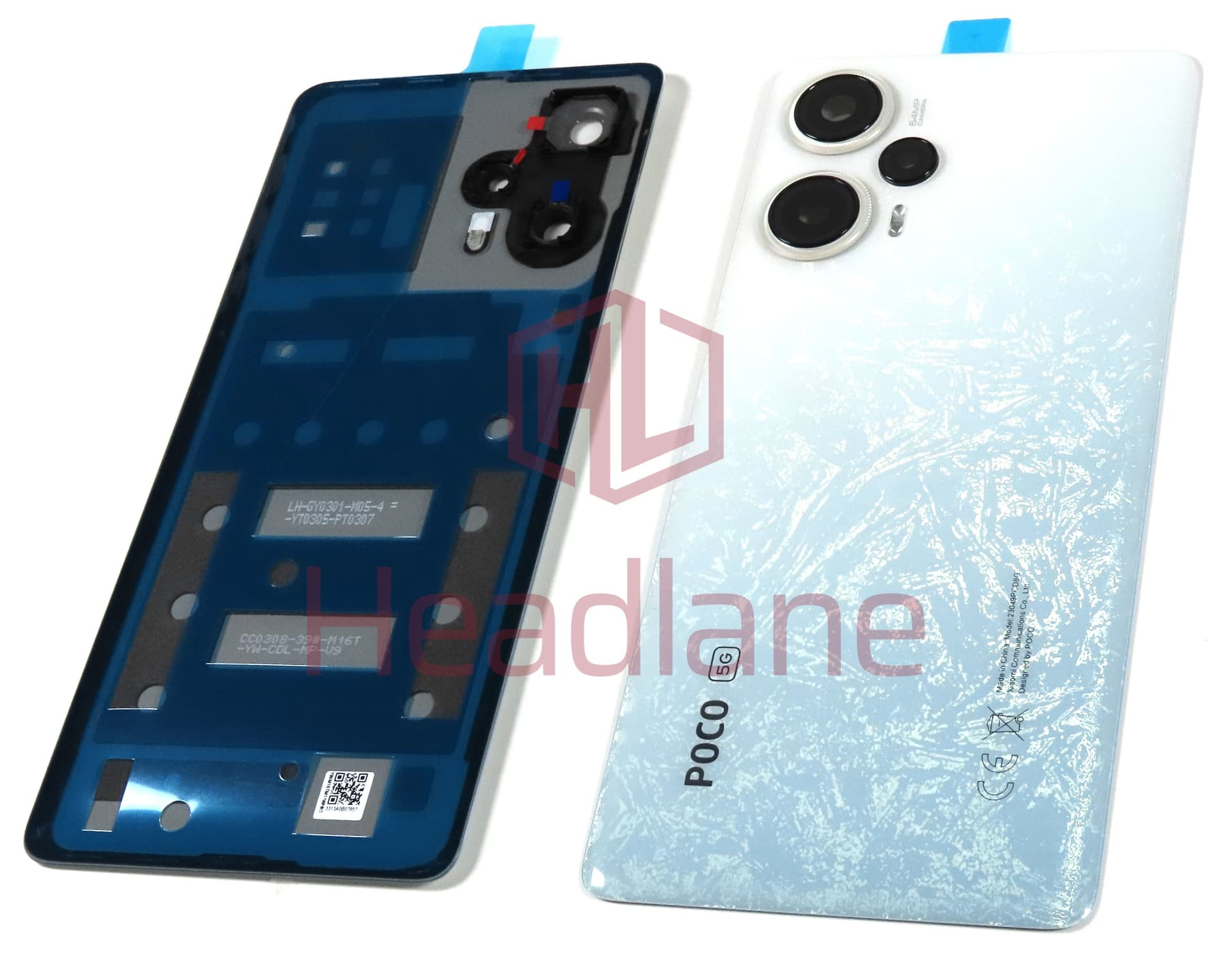 Xiaomi Poco F5 Back / Battery Cover - White - view 2