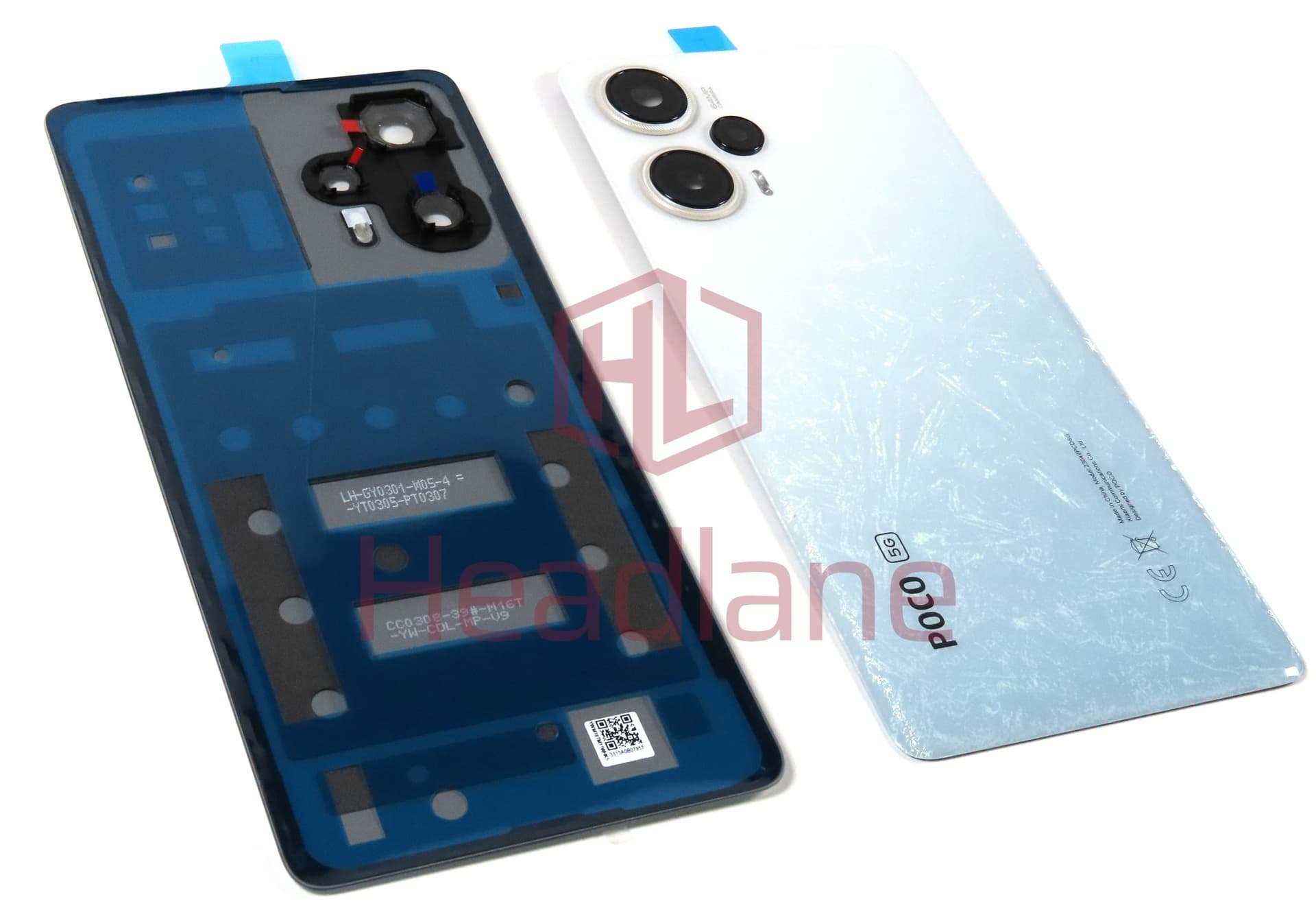 Xiaomi Poco F5 Back / Battery Cover - White - view 3