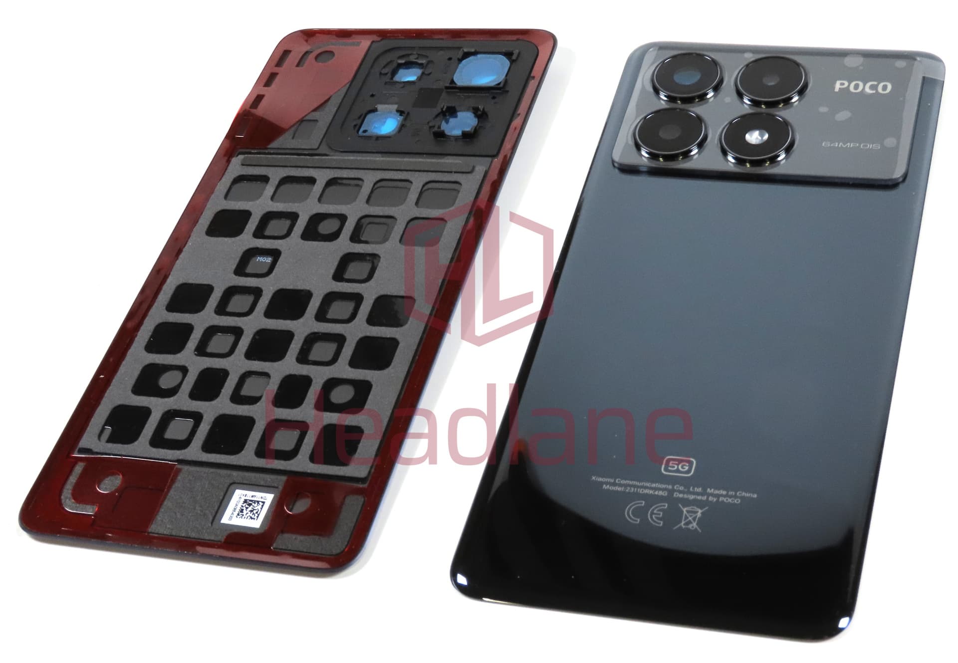 Xiaomi Poco X6 Pro 5G Back / Battery Cover - Black - view 2