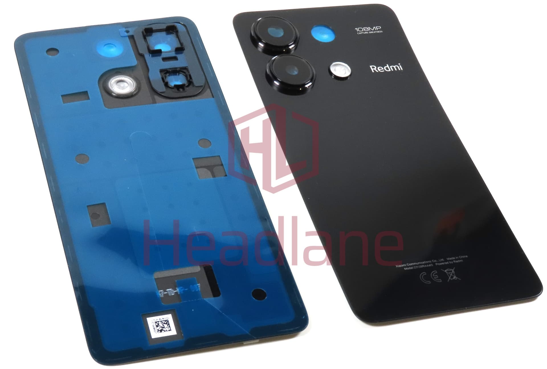 Xiaomi Redmi Note 13 Back / Battery Cover - Black - view 2