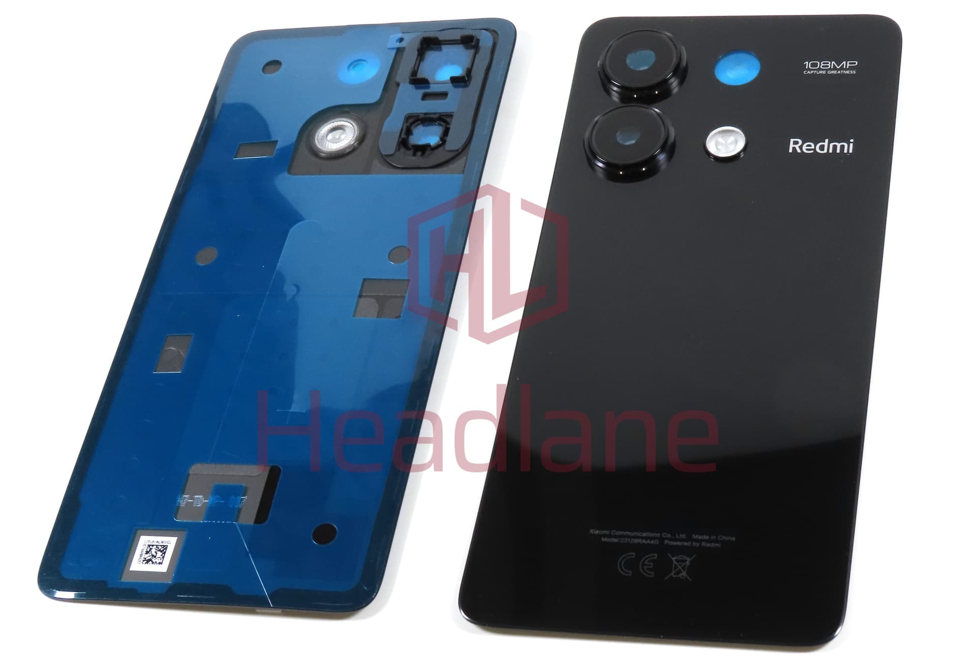 Xiaomi Redmi Note 13 Back / Battery Cover - Black - view 3