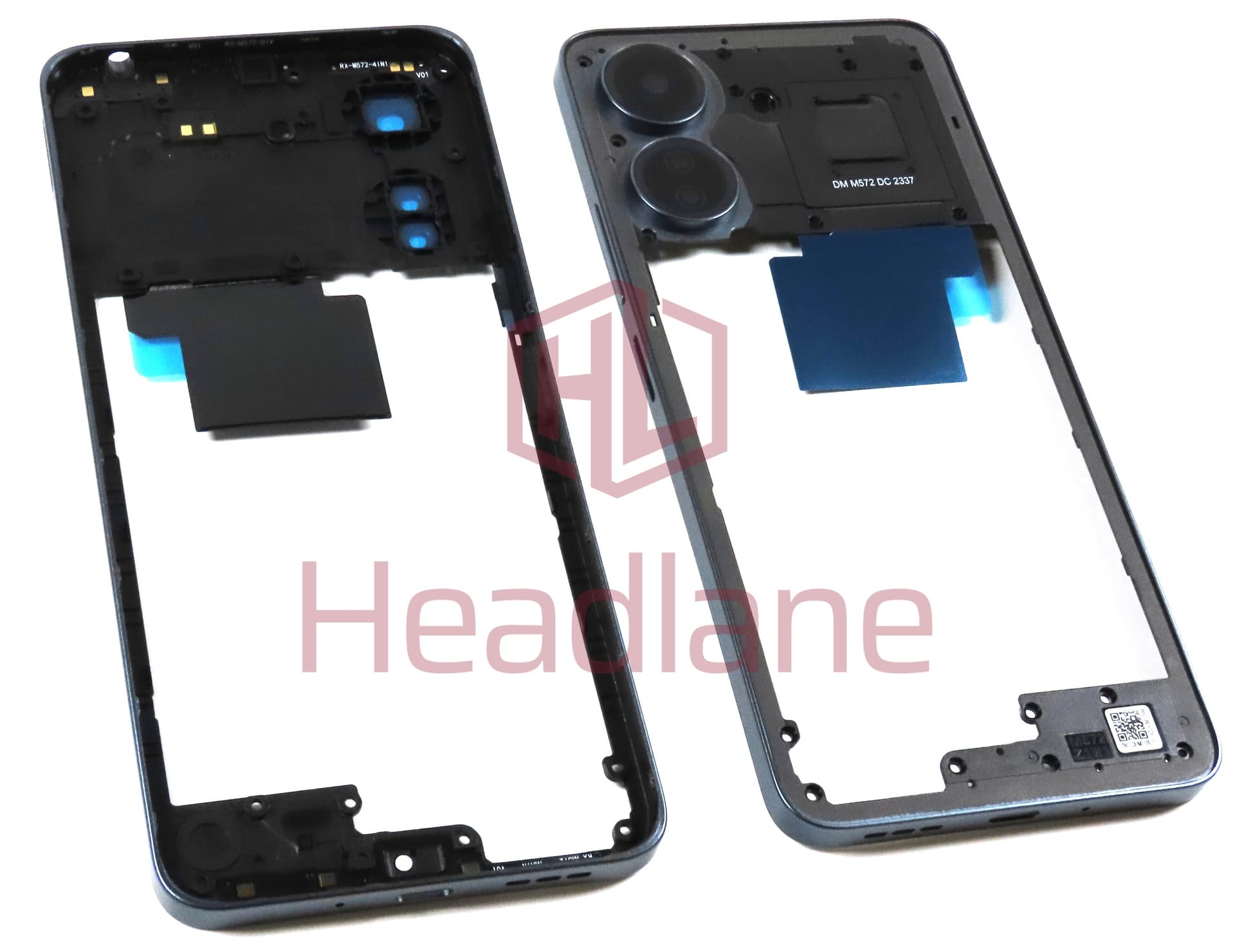 Xiaomi Poco C65 Middle Cover / Chassis - Dusty Blue - view 2