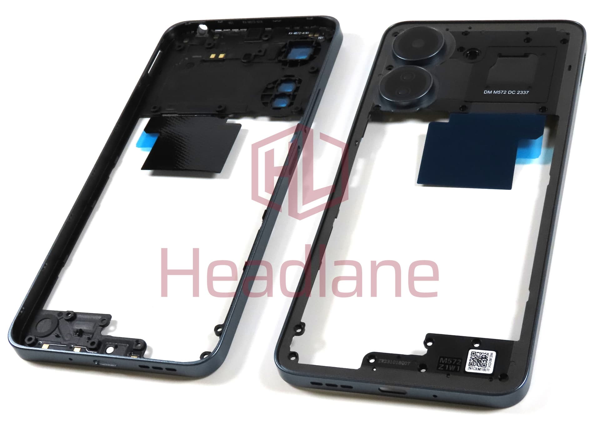 Xiaomi Poco C65 Middle Cover / Chassis - Dusty Blue - view 3