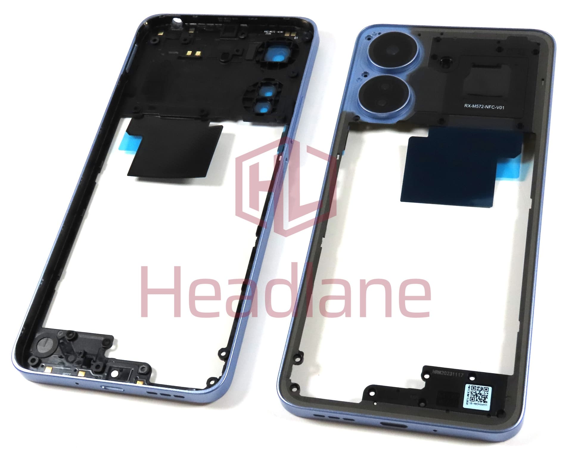 Xiaomi Poco C65 Middle Cover / Chassis - Light Blue - view 2