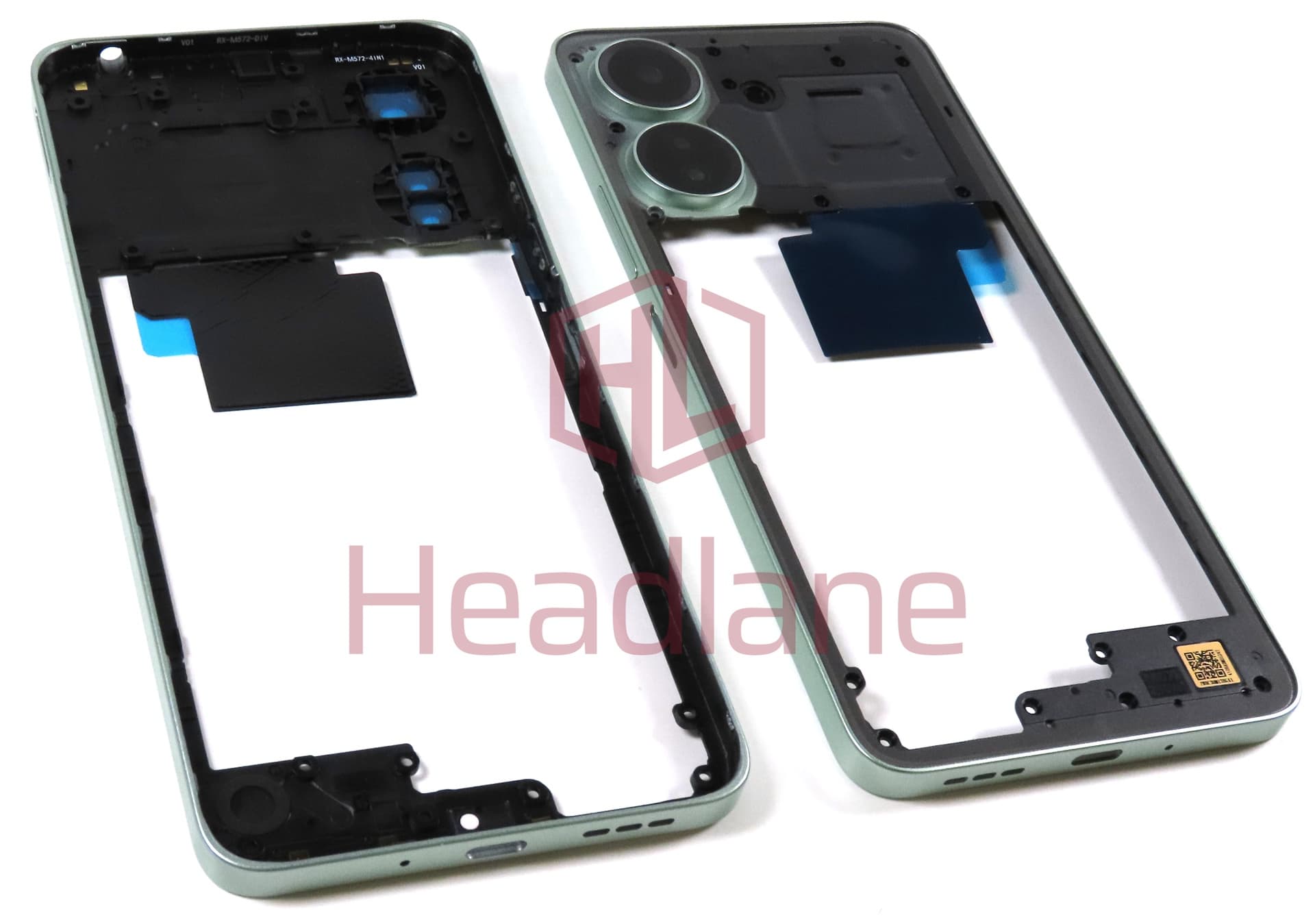 Xiaomi Redmi 13C Middle Cover / Chassis - Green - view 2