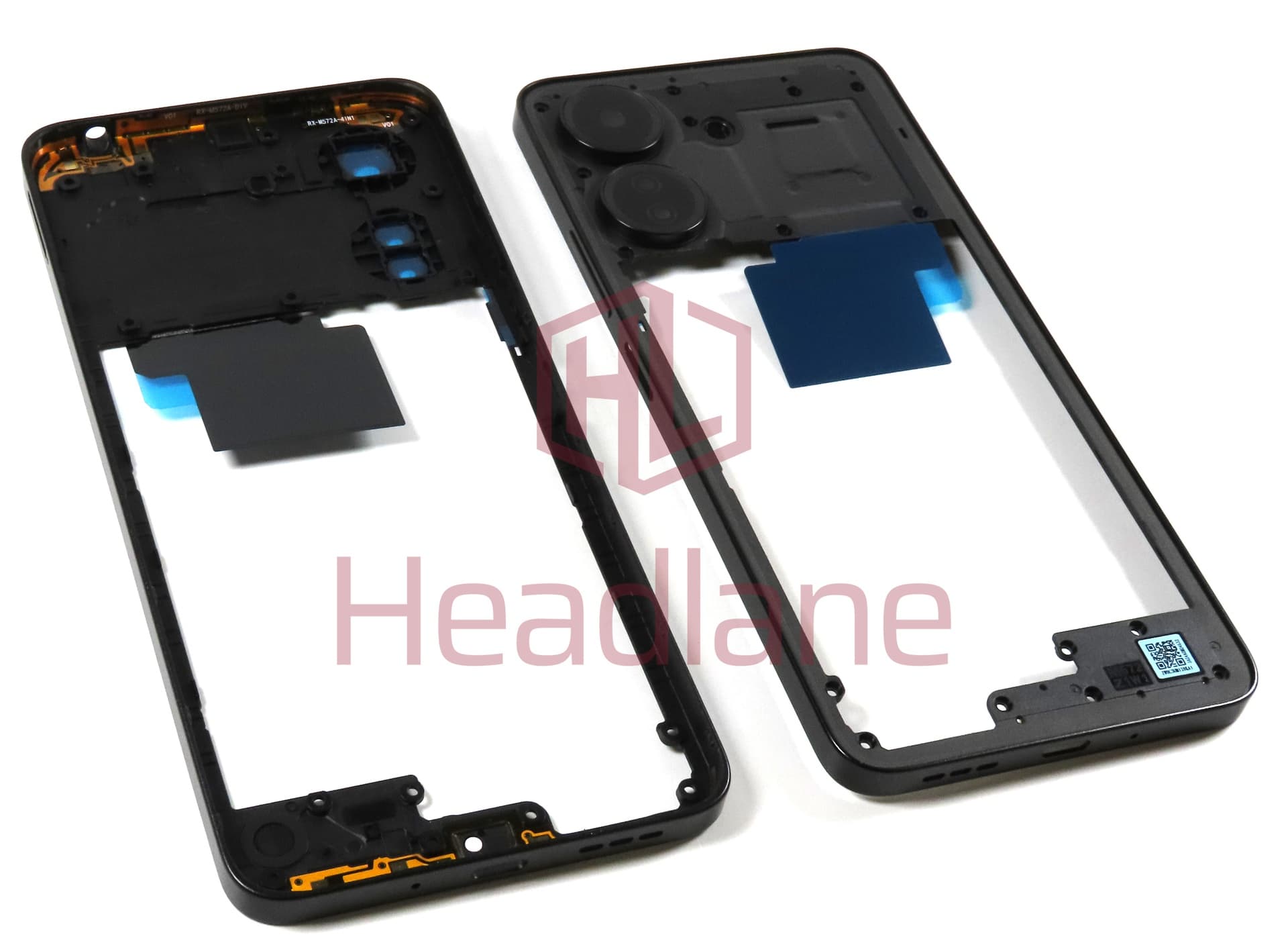 Xiaomi Redmi 13C Middle Cover / Chassis - Black - view 2