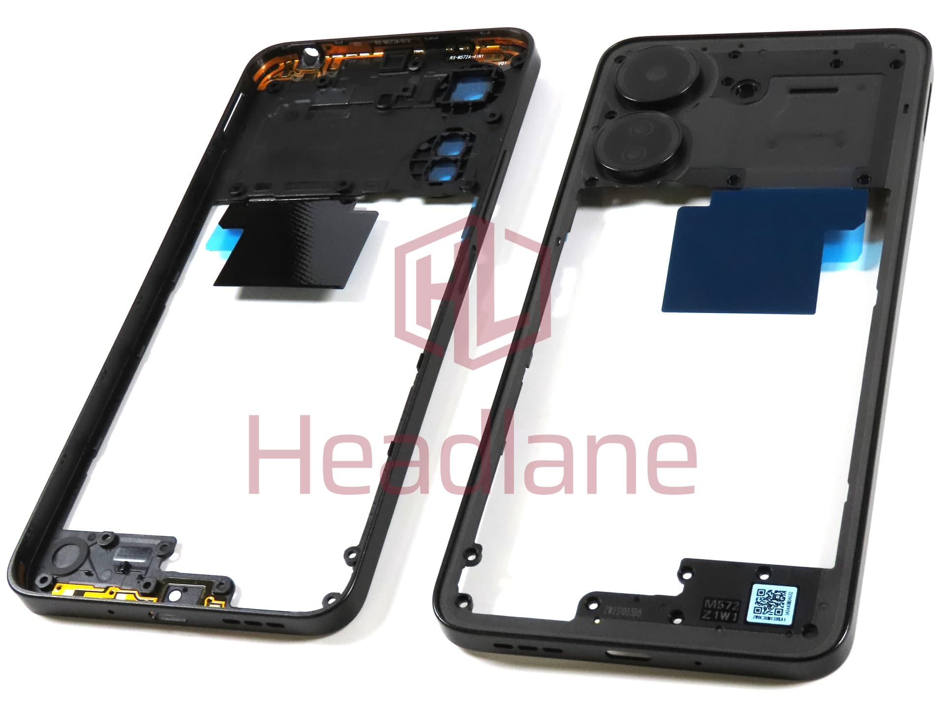 Xiaomi Redmi 13C Middle Cover / Chassis - Black - view 3