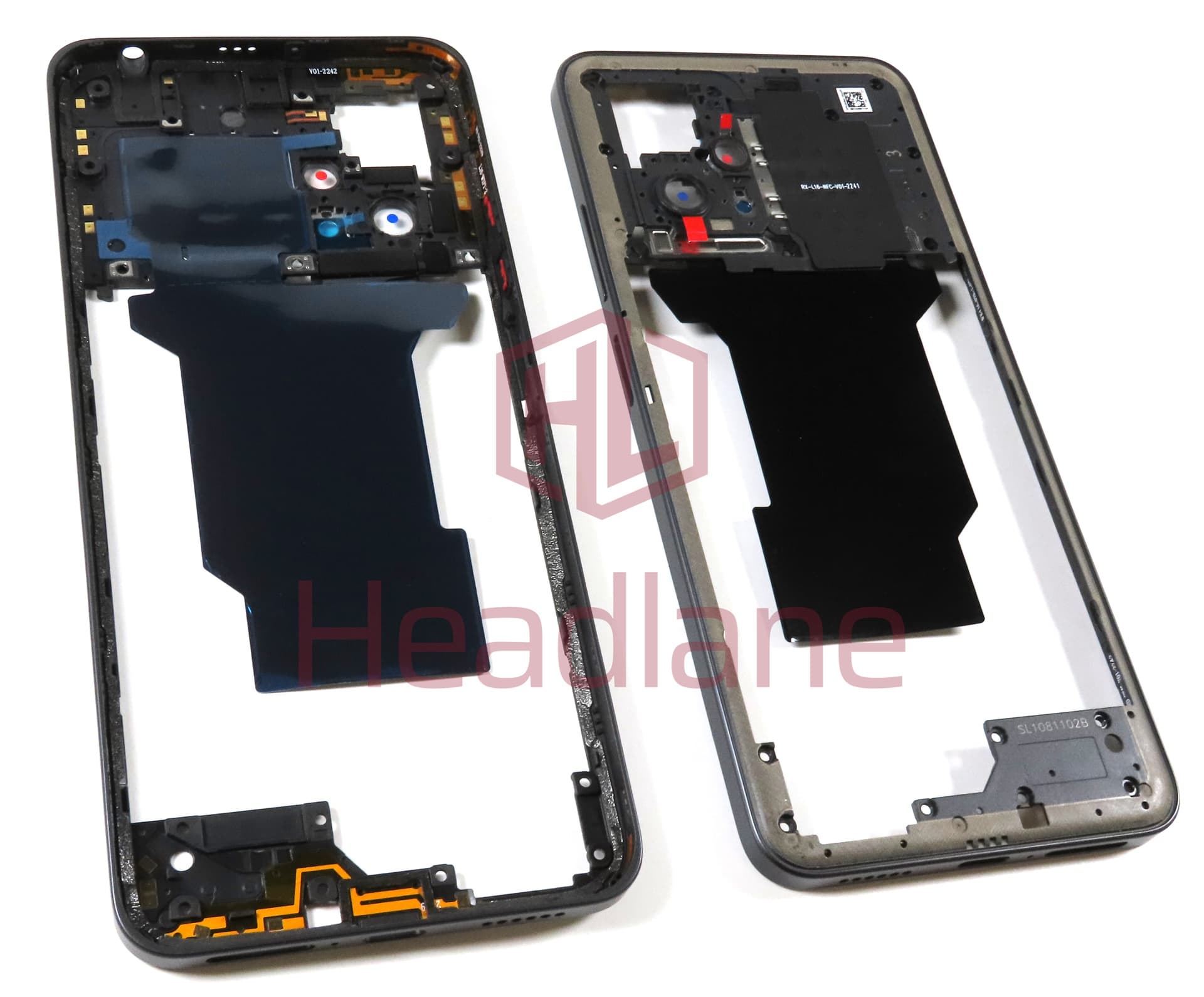 Xiaomi Poco X4 GT Middle Cover / Chassis - Black - view 3