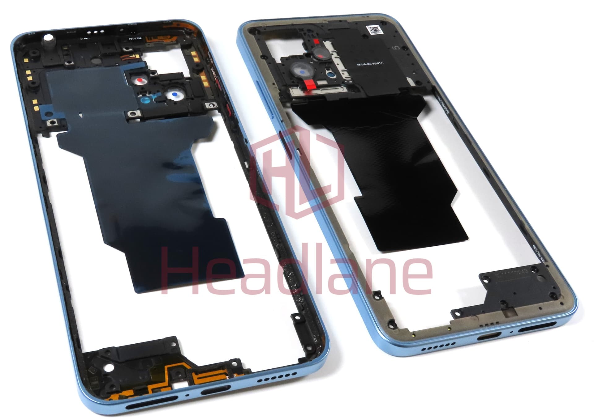 Xiaomi Poco X4 GT Middle Cover / Chassis - Blue - view 3