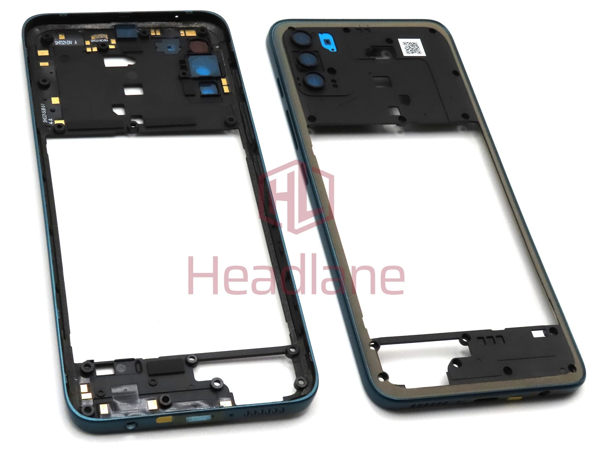 Motorola XT2137 Moto G50 Middle Cover / Chassis - Blue - view 3