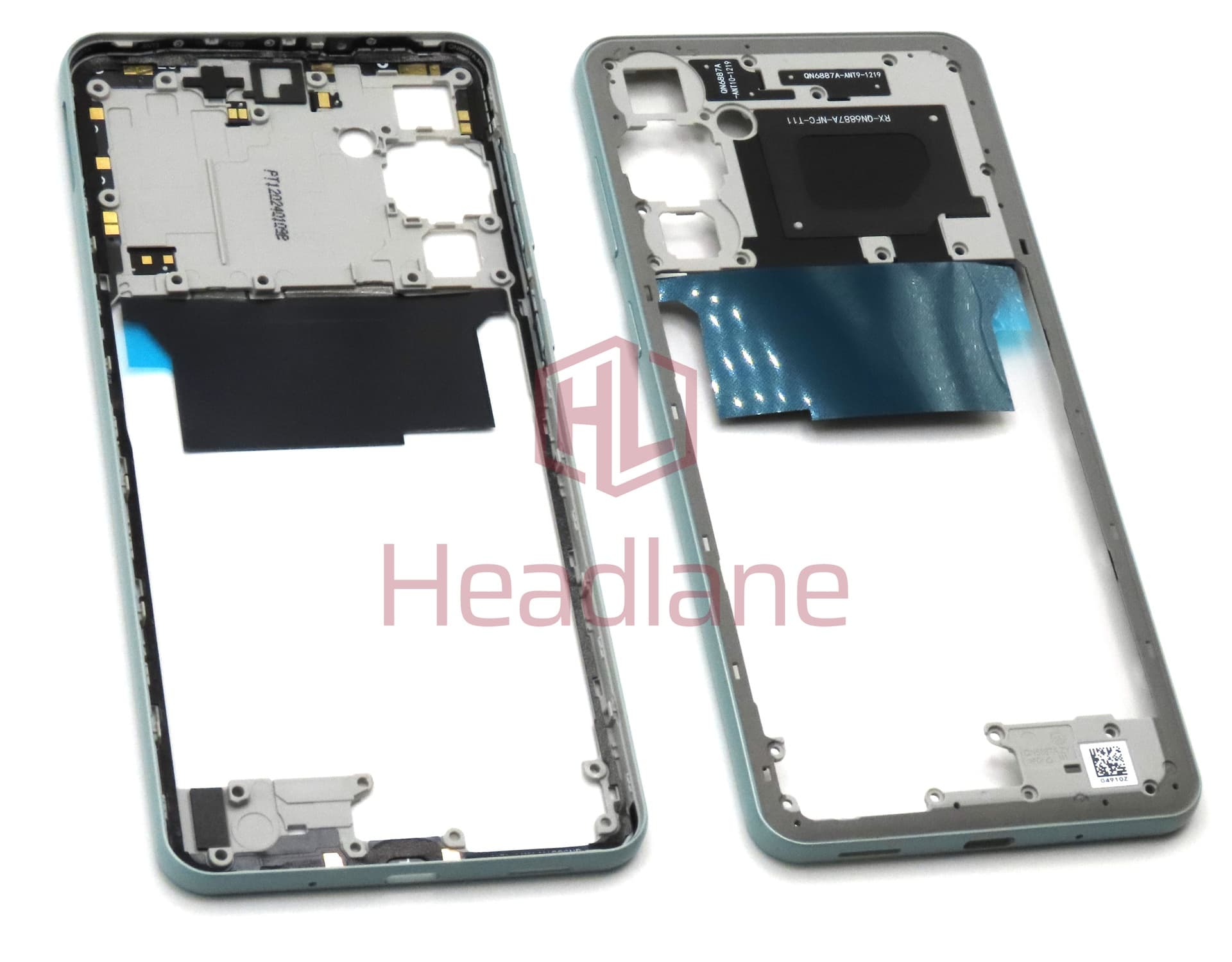 Samsung SM-M556 Galaxy M55 5G Middle Cover / Chassis - Light Green - view 2