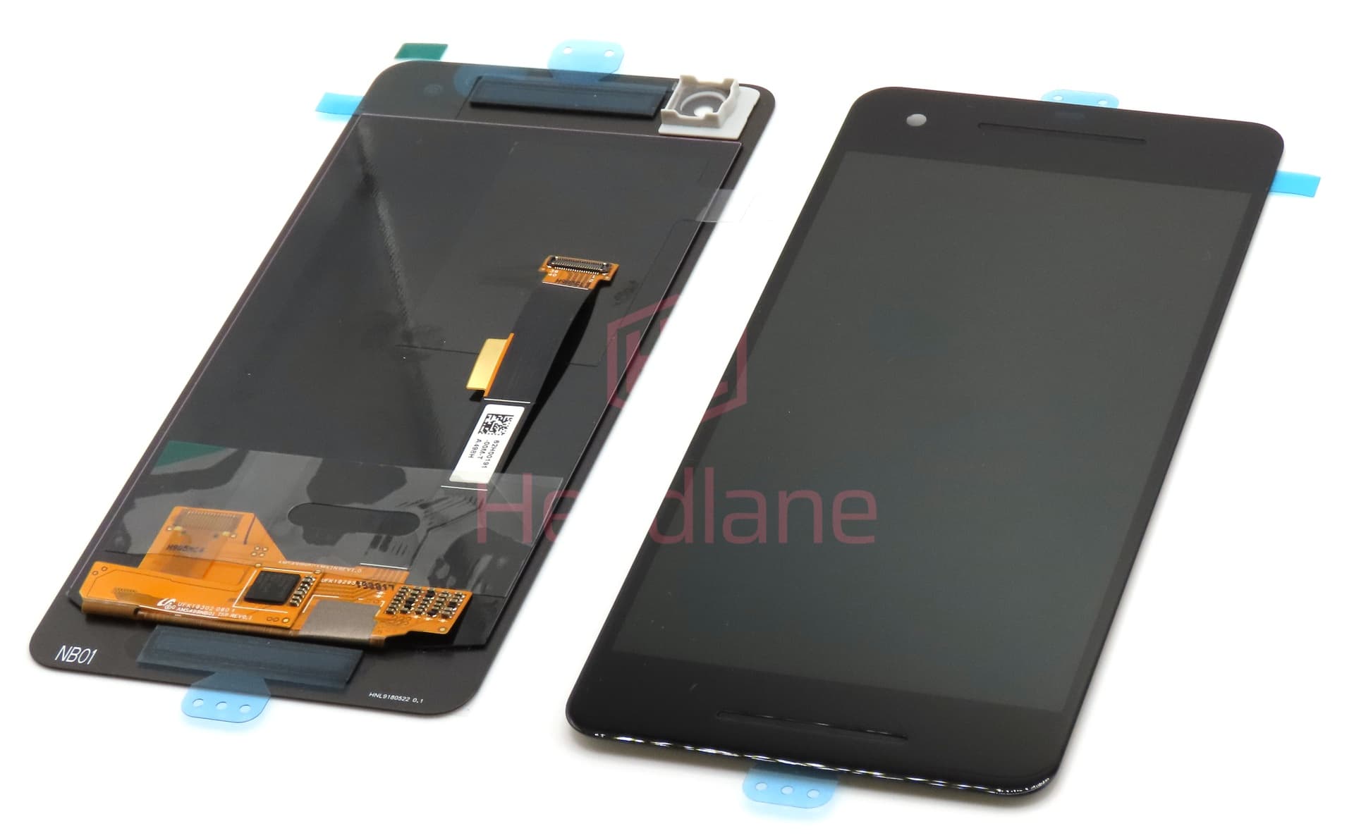 Google Pixel 2 G011A LCD Display / Screen + Touch - Black / Blue / White - view 3