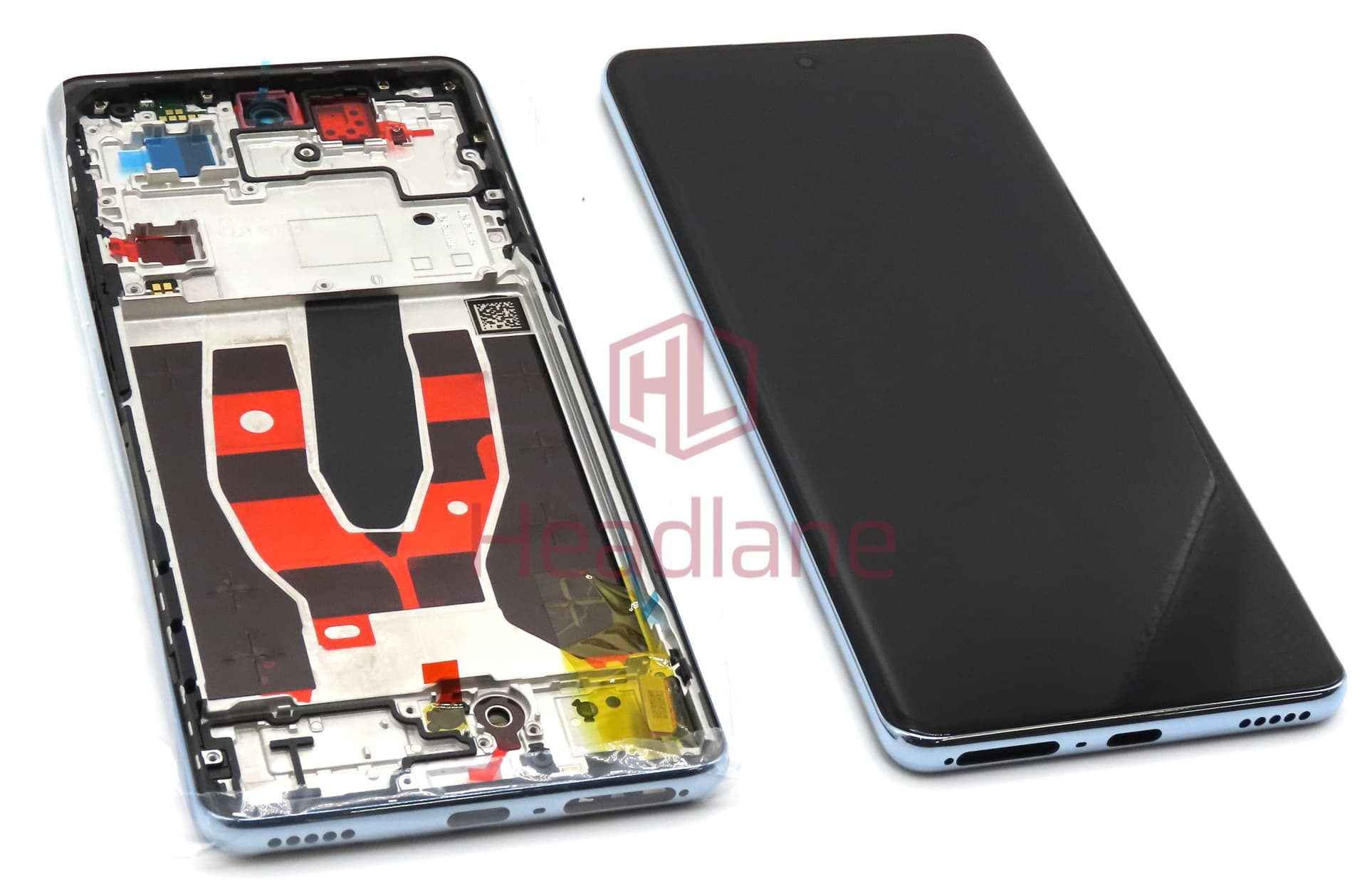 Oppo CPH2531 Reno10 5G LCD Display / Screen + Touch - Blue - view 3