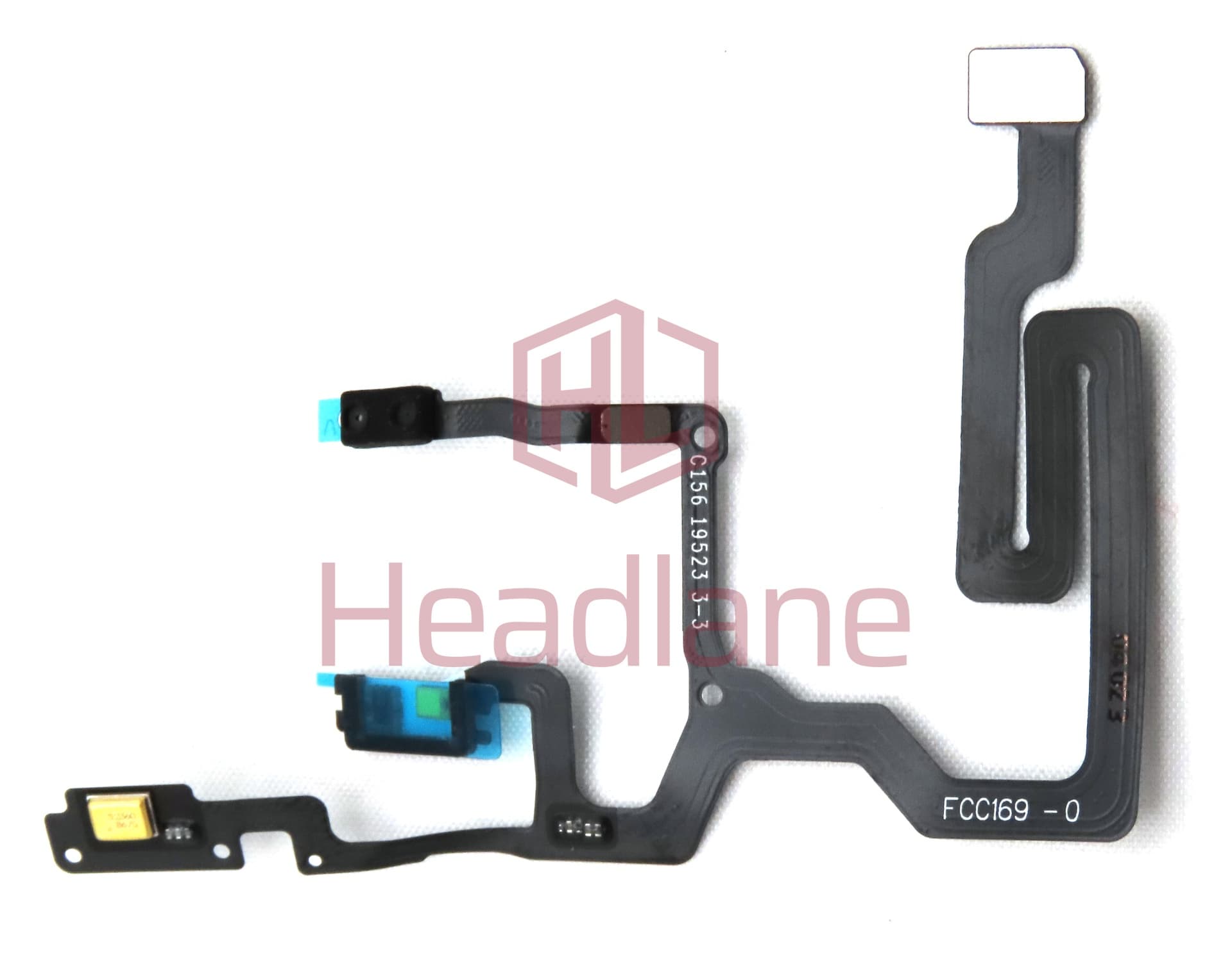 Oppo CPH2025 Find X2 Pro Rear Camera Flash + Microphone Flex Cable - view 2