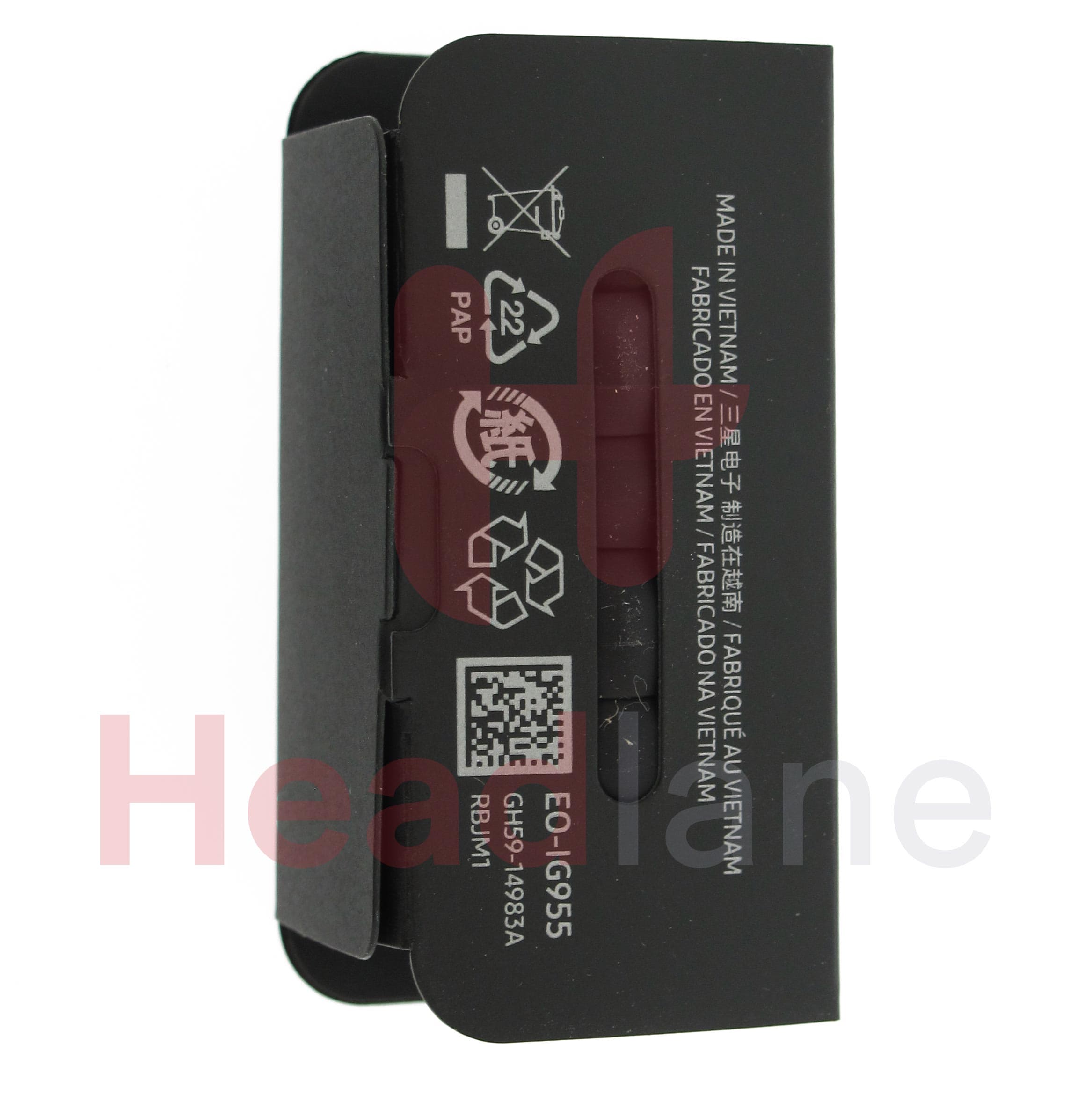 Samsung AKG EO-IG955 Galaxy S10 / S10E / S10 Plus Earphones - Black - view 3