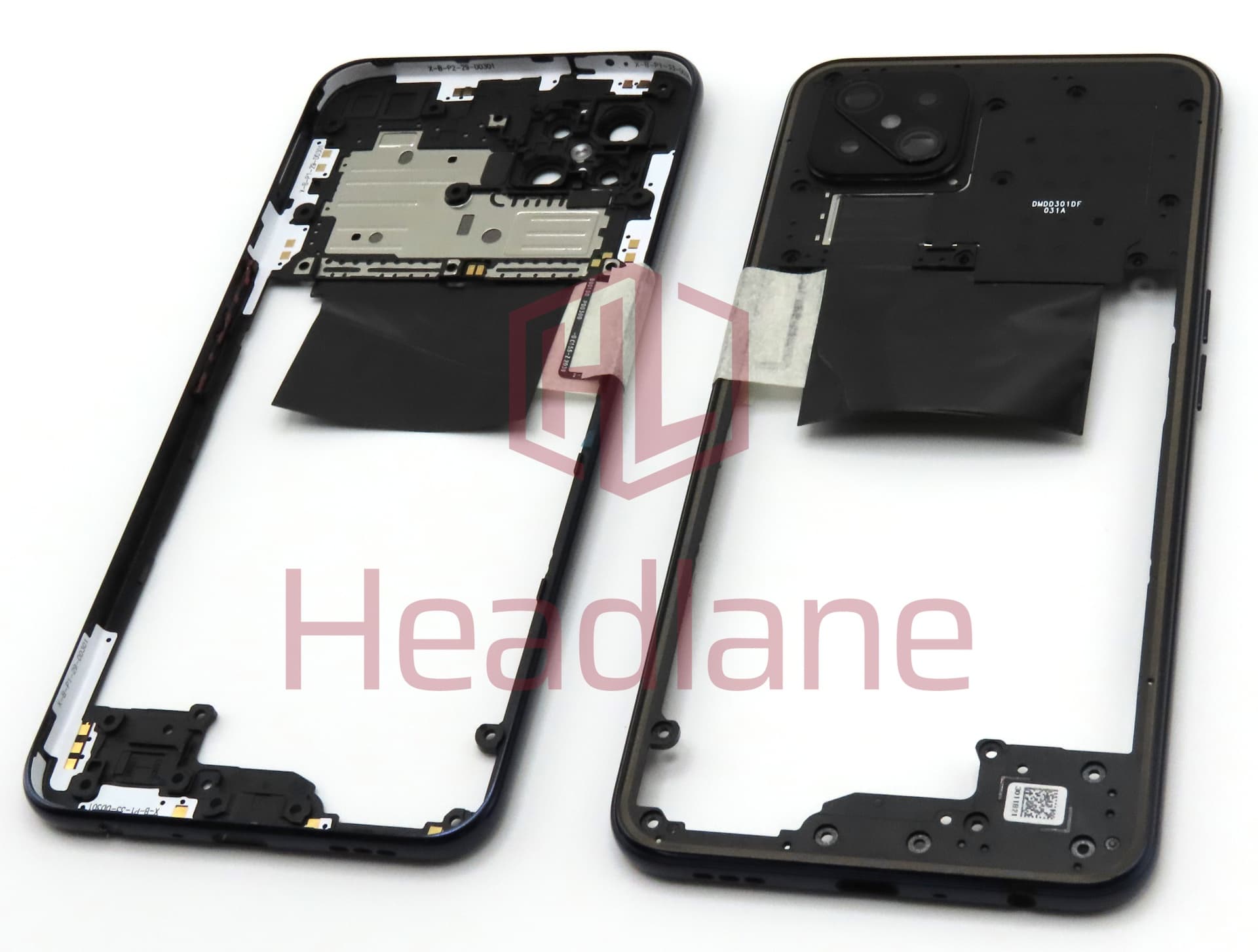 Oppo CPH2065 Reno4 Z 5G Middle Cover / Chassis - Black - view 3