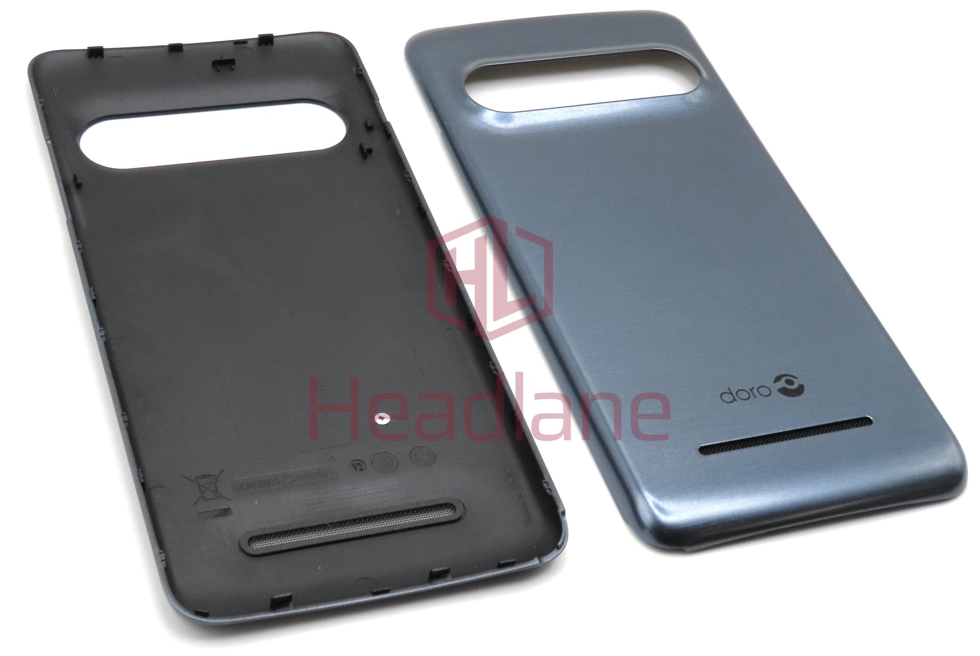 Doro 8035 Back / Battery Cover - Blue - view 2