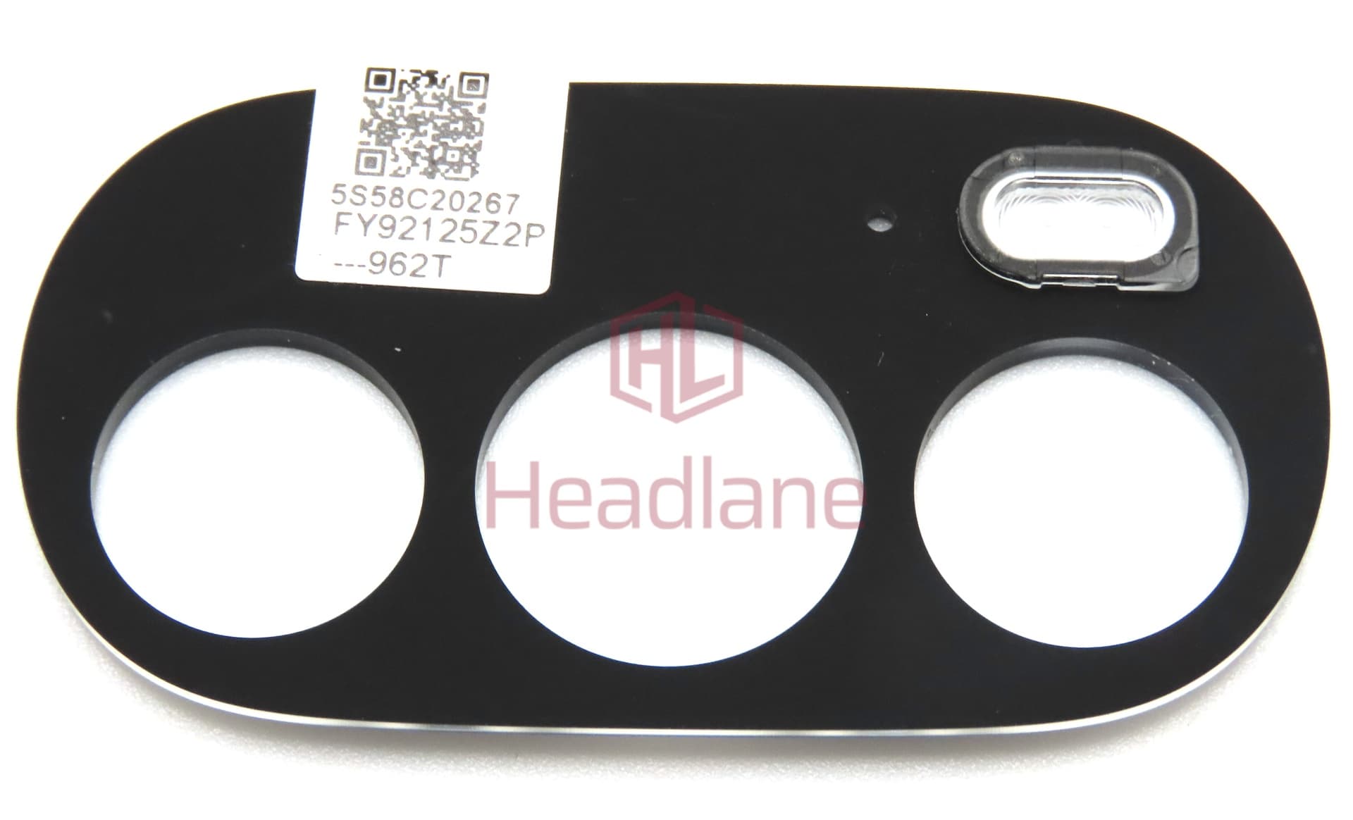 Motorola XT2201 Edge 30 Pro Camera Frame / Decoration - Black - view 2