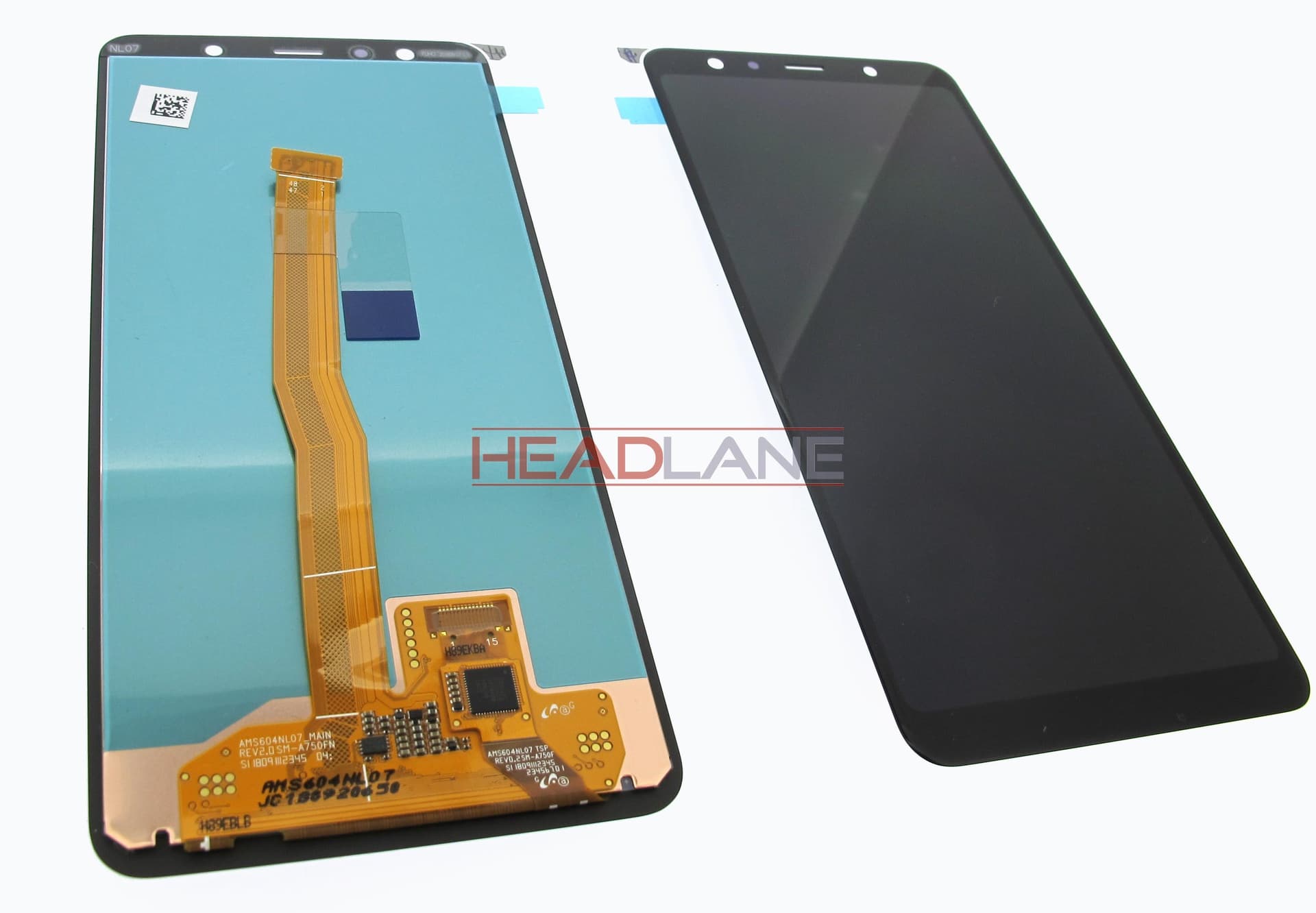 Samsung SM-A750 Galaxy A7 (2018) LCD Display / Screen + Touch - Blue / Black / Gold (No Box) - view 2