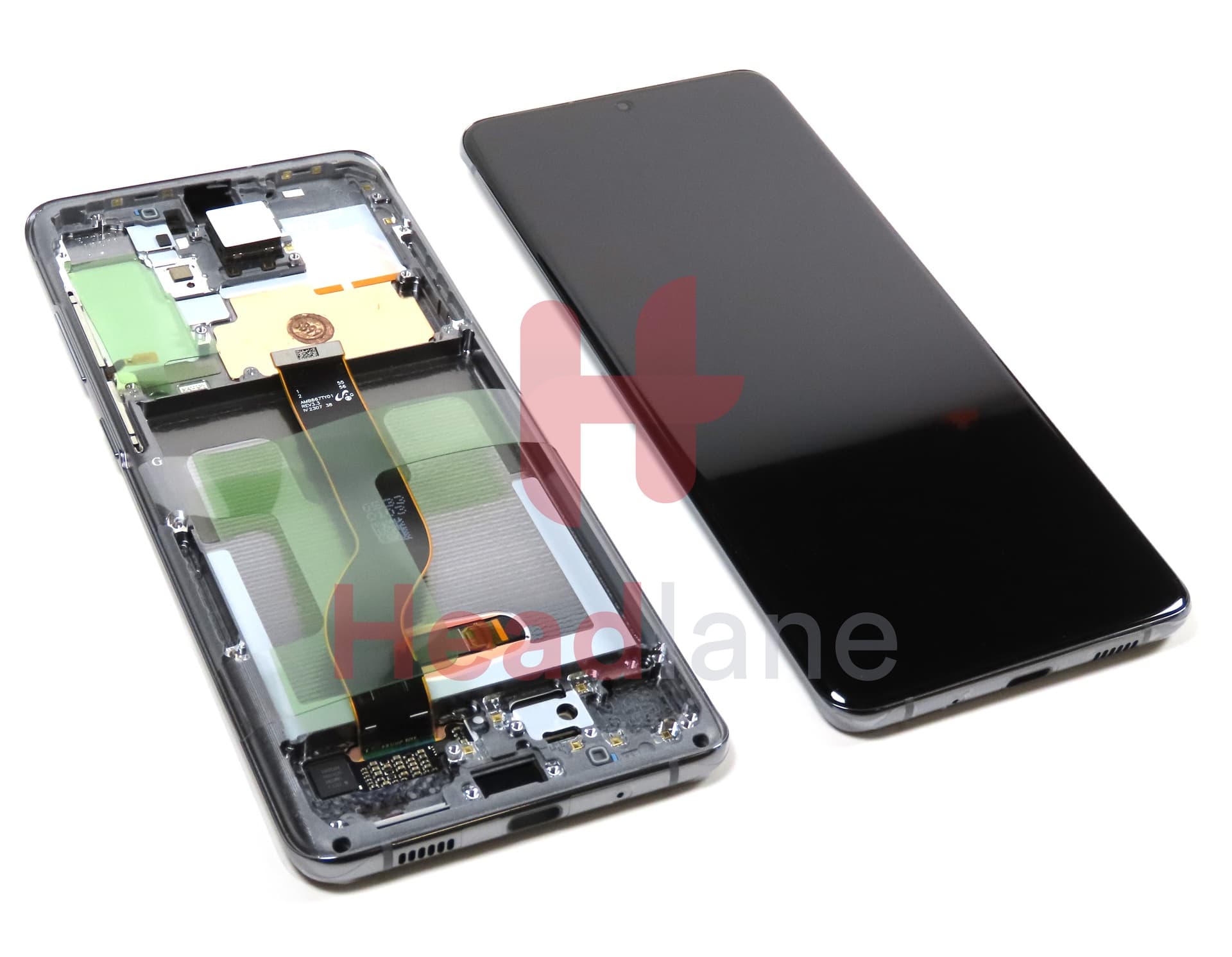 Samsung SM-G986 Galaxy S20+ / S20 Plus LCD Display / Screen + Touch - Grey (No Camera) (No Box) - view 2