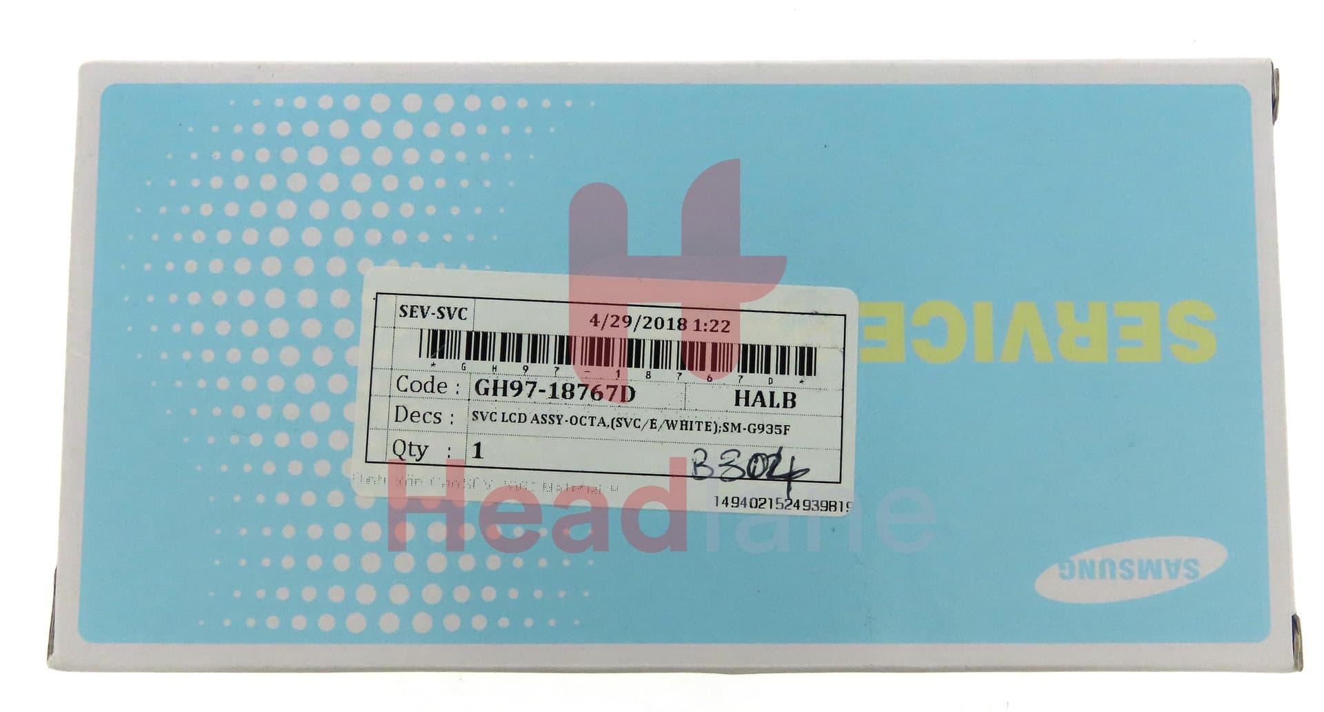 Samsung SM-G935F Galaxy S7 Edge LCD Display / Screen + Touch - White (No Box) - view 2