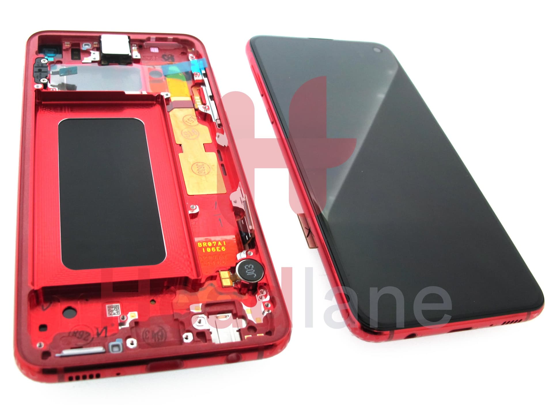 Samsung SM-G970 Galaxy S10E LCD Display / Screen + Touch - Cardinal Red (No Box) - view 2