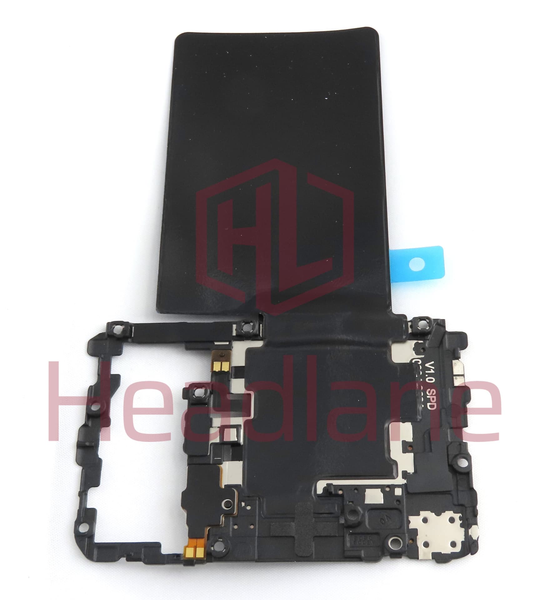 Oppo CPH2089 Reno4 Pro 5G Rear Motherboard Bracket + NFC Antenna - view 2