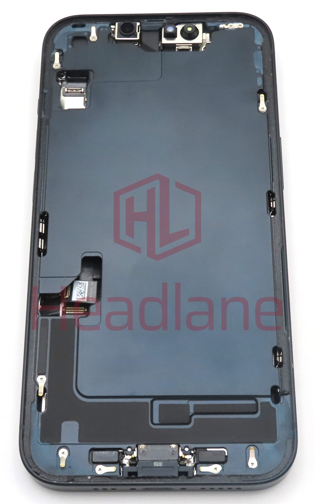 iPhone 14 Back / Battery Cover + Small Parts - Black (Pulled - Grade B) - view 2