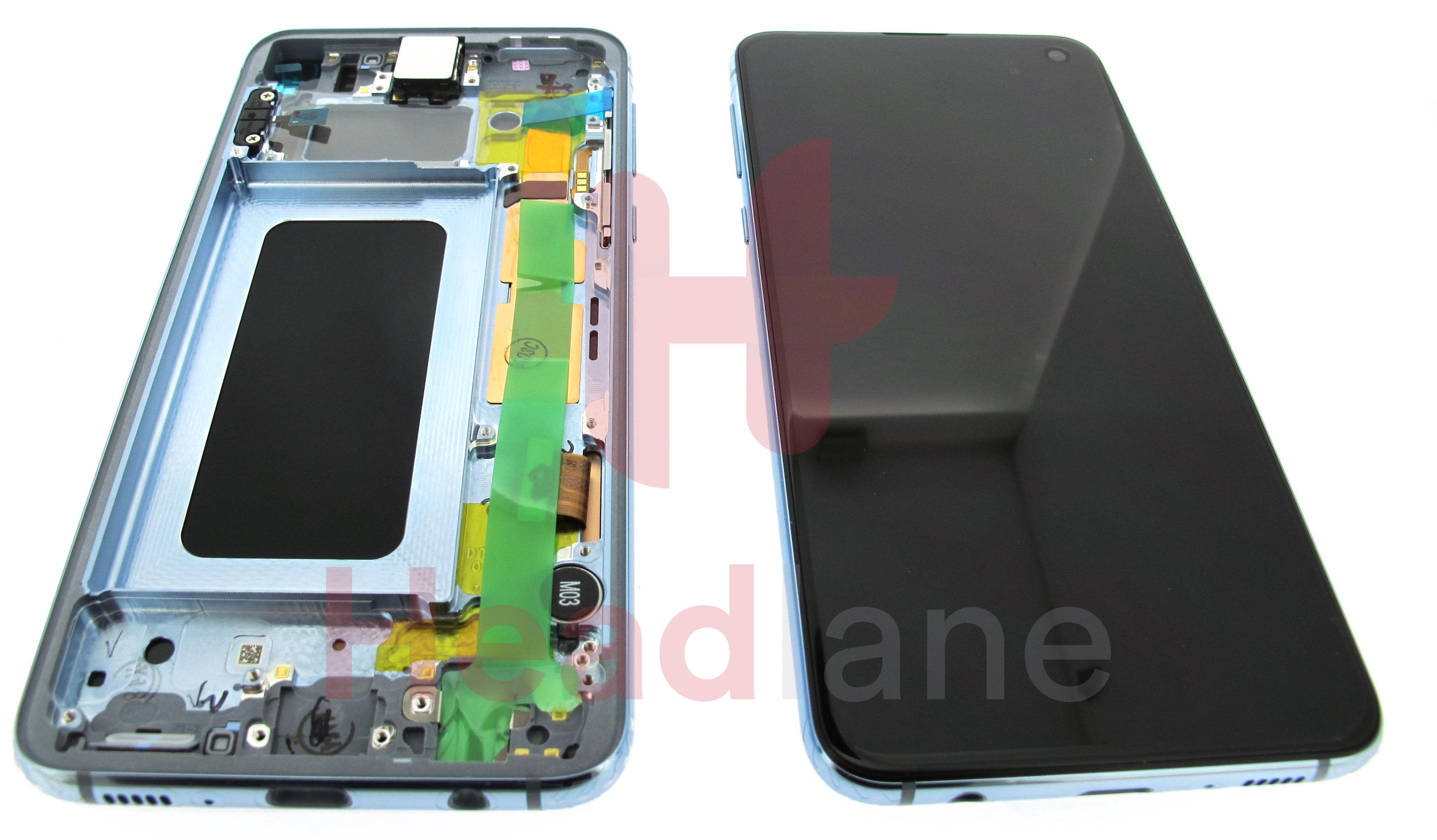 Samsung SM-G970 Galaxy S10E LCD Display / Screen + Touch - Prism Blue - view 3