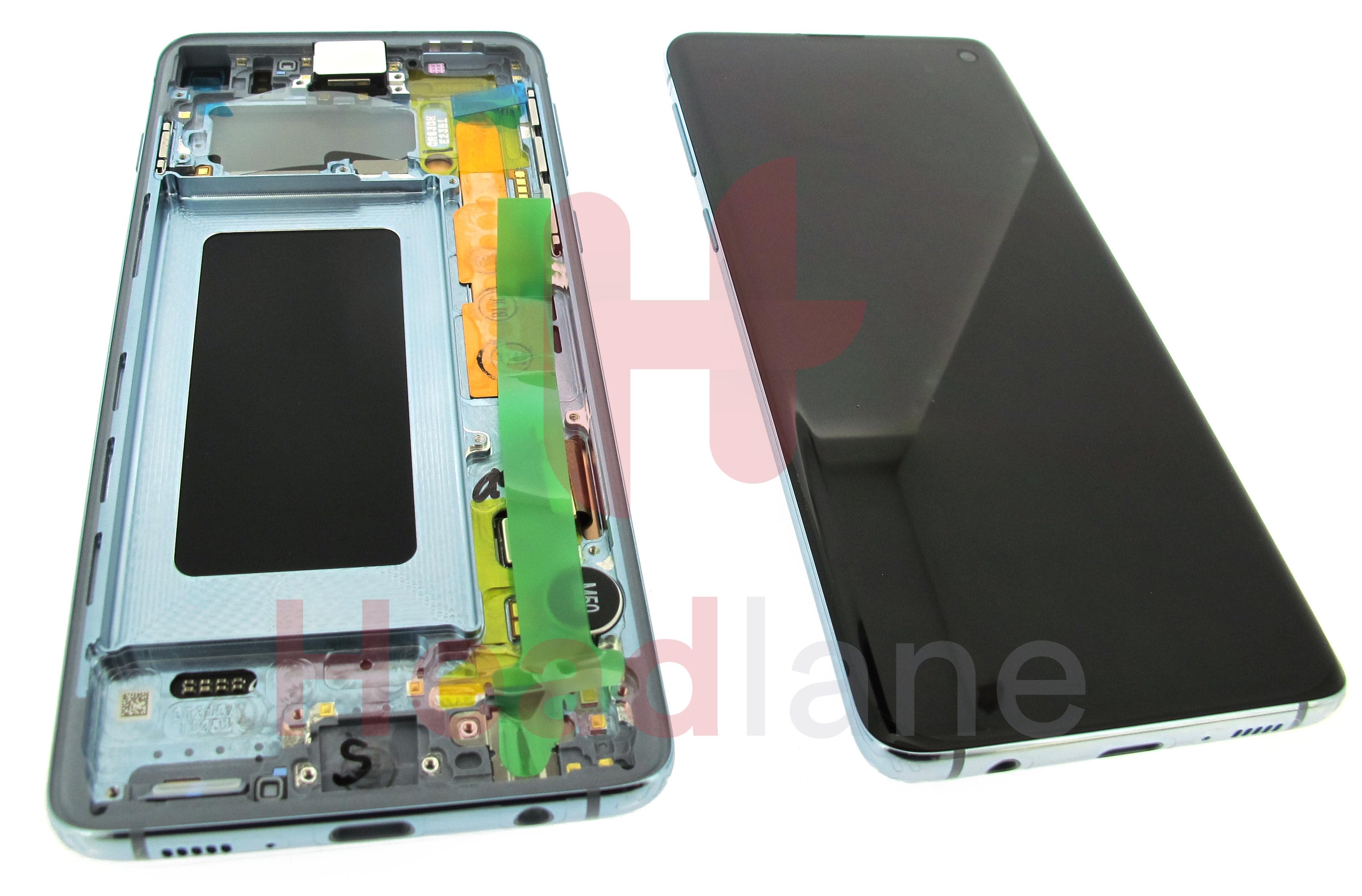 Samsung SM-G973 Galaxy S10 LCD Display / Screen + Touch - Prism Blue - view 2