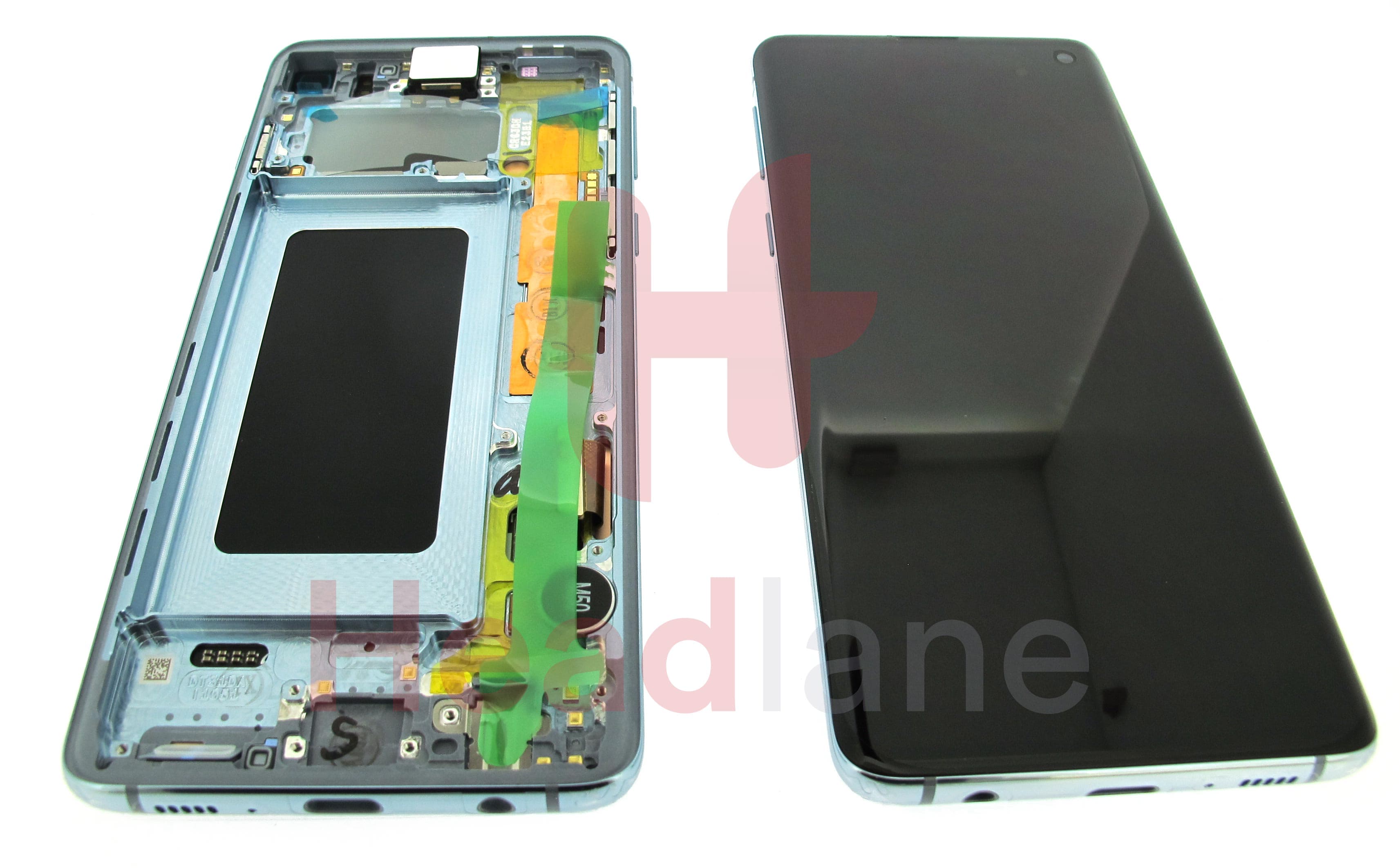 Samsung SM-G973 Galaxy S10 LCD Display / Screen + Touch - Prism Blue - view 3