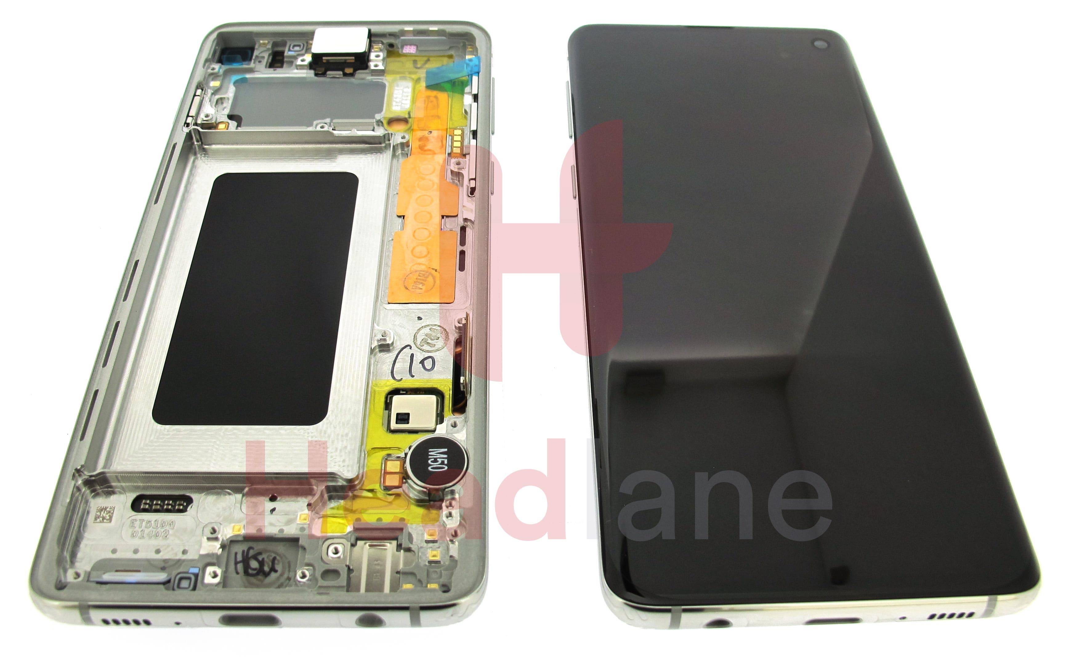 Samsung SM-G973 Galaxy S10 LCD Display / Screen + Touch - Prism White - view 3