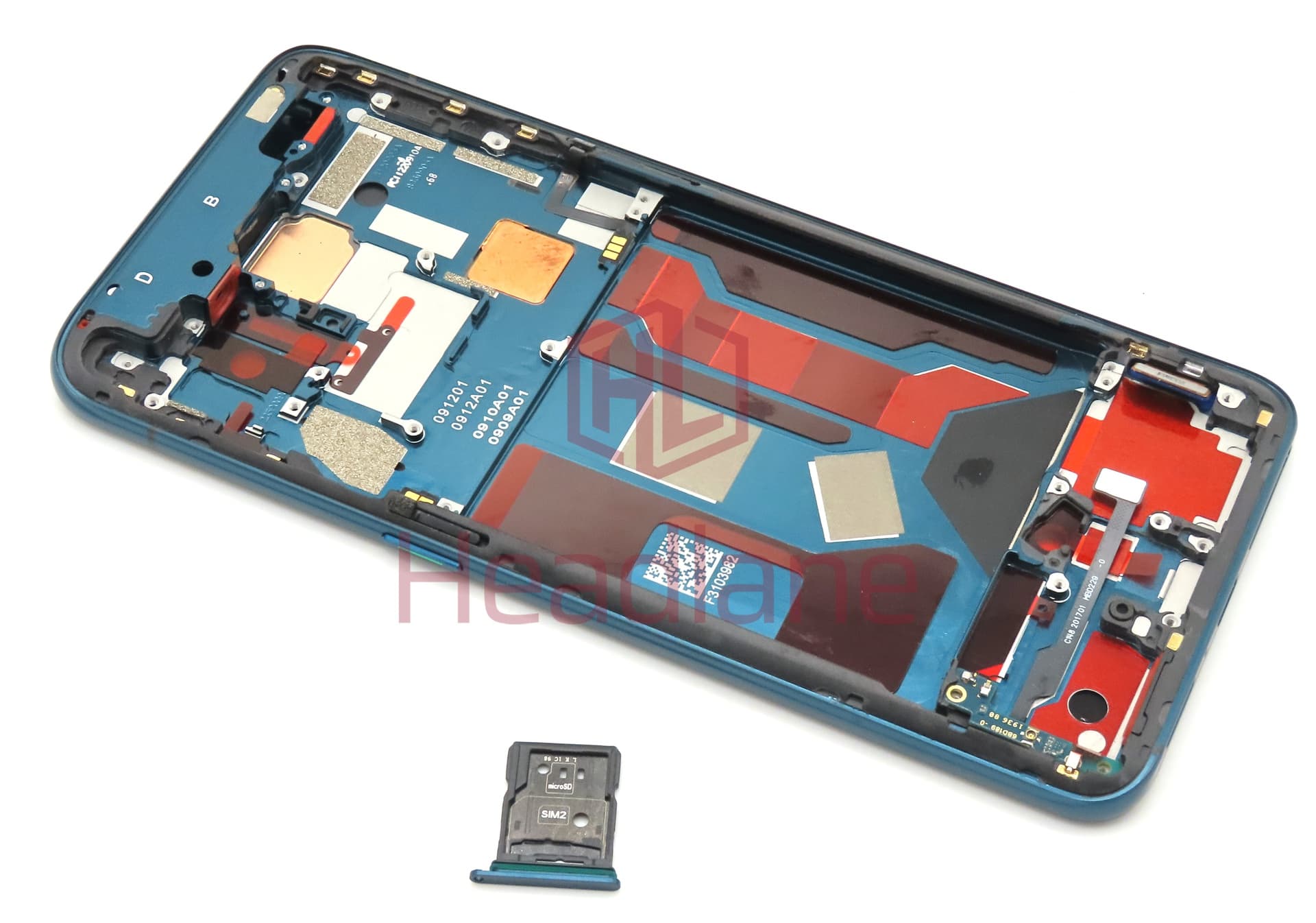 Oppo CPH1919 Reno 10X Zoom LCD Display / Screen + Touch - Green - view 2