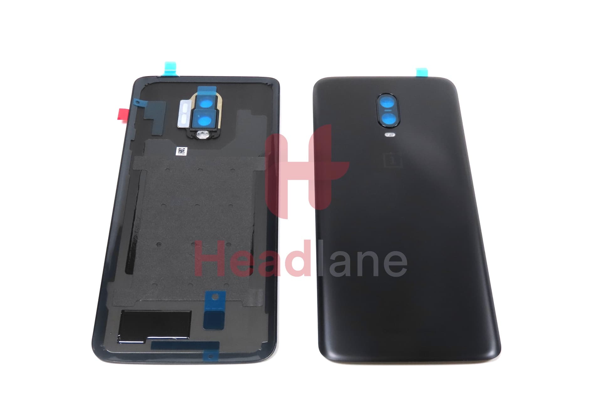 OnePlus 6T Back / Battery Cover - Midnight Black - view 2