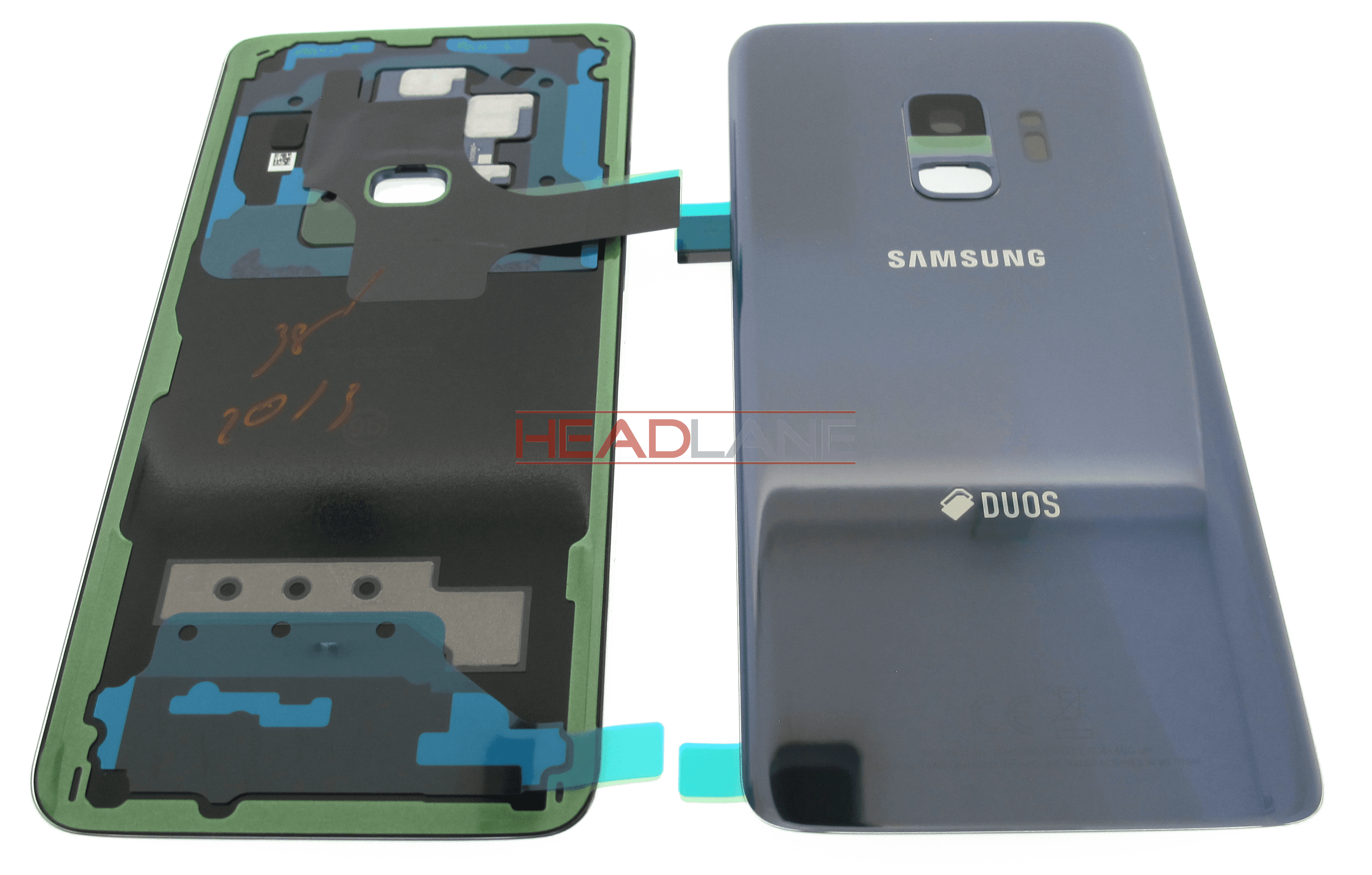 Samsung SM-G960F Galaxy S9 Hybrid SIM Battery Cover - Blue - view 2