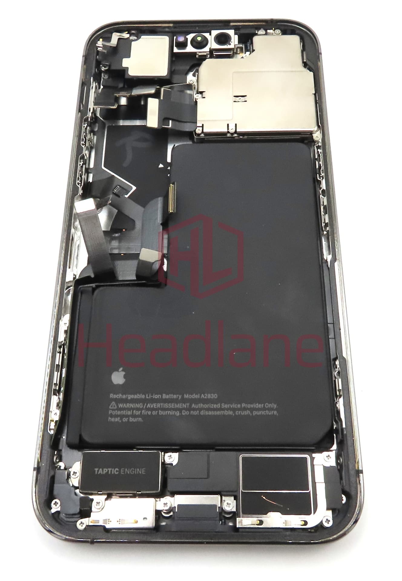 iPhone 14 Pro Max Back / Battery Cover + Small Parts - Purple (Pulled - Grade B) - view 2