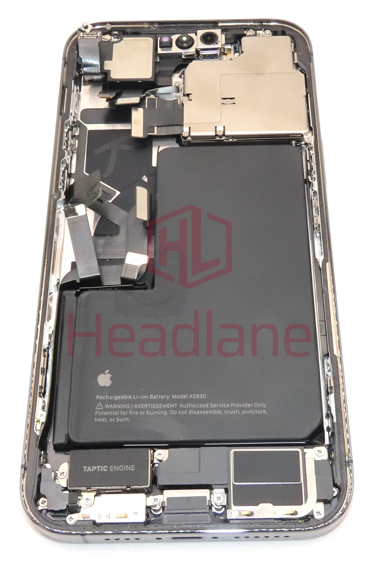 iPhone 14 Pro Max Back / Battery Cover + Small Parts - Purple (Pulled - Grade C) - view 2