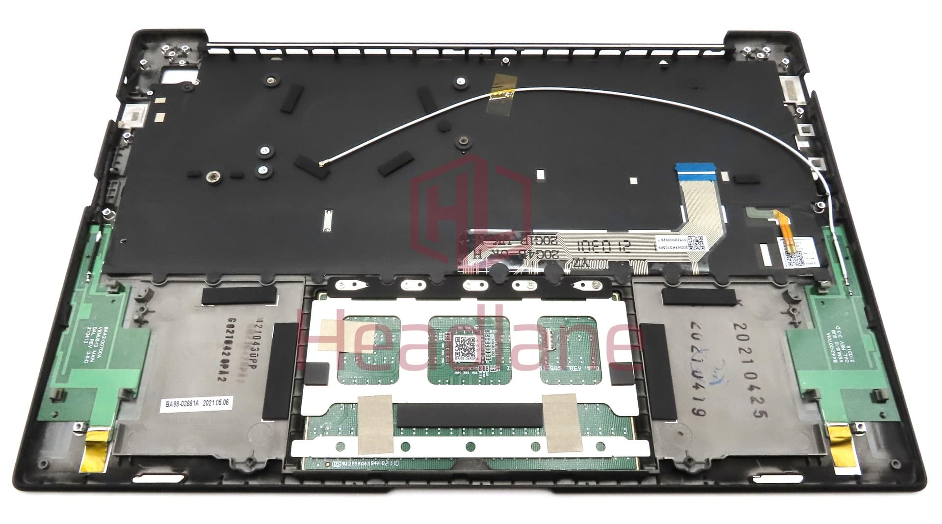 Samsung NP750XDA NP755XDA Galaxy Book 15" /4G Top Cover + Touchpad + Keyboard - Blue (UK QWERTY) - view 2