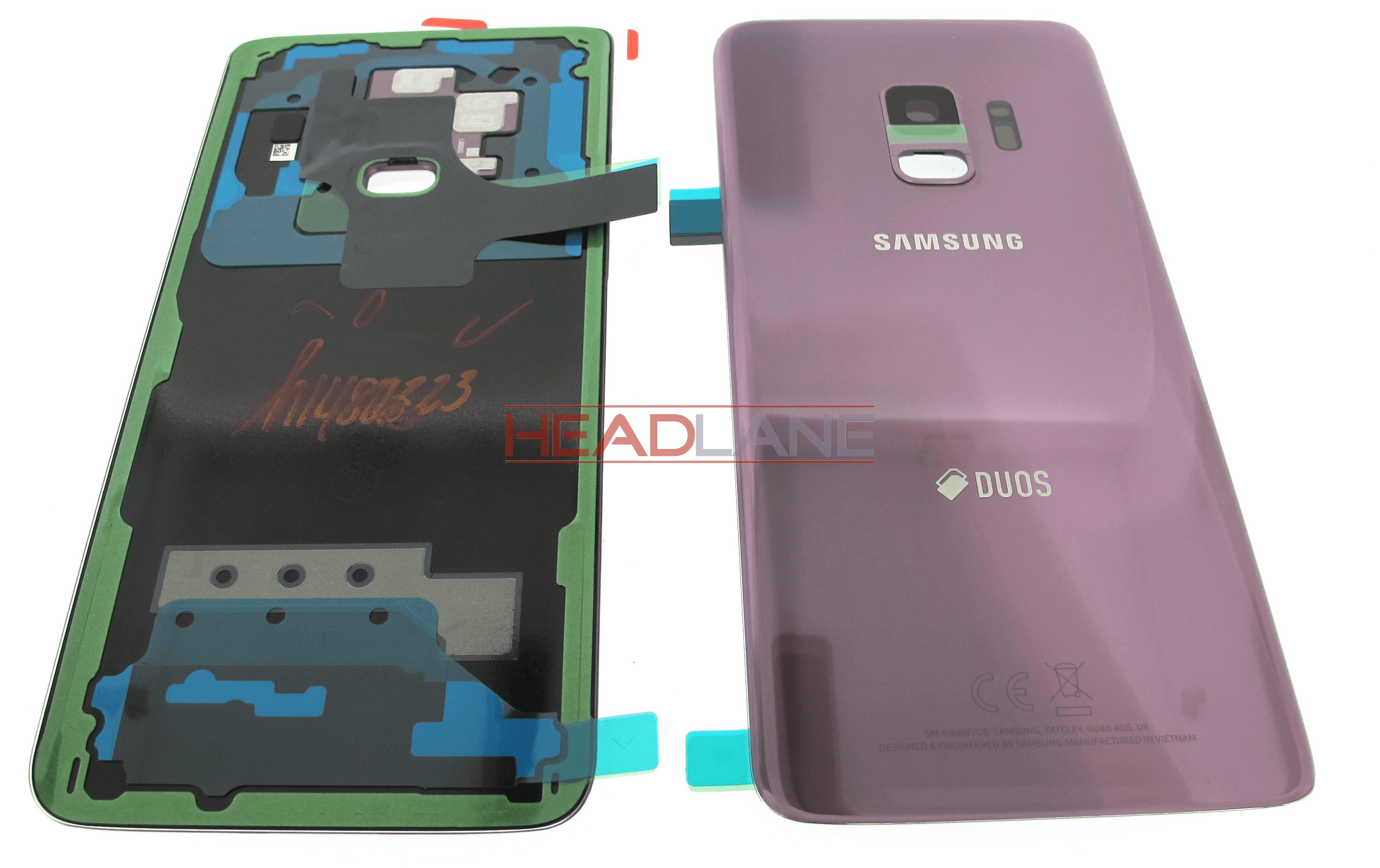 Samsung SM-G960F Galaxy S9 Hybrid SIM Battery Cover - Purple - view 2