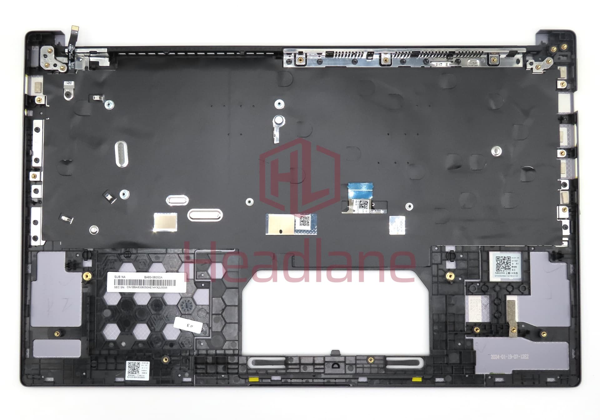 Samsung NP750XGL Galaxy Book4 15.6" Top Cover + Keyboard (UK QWERTY) - Grey - view 2